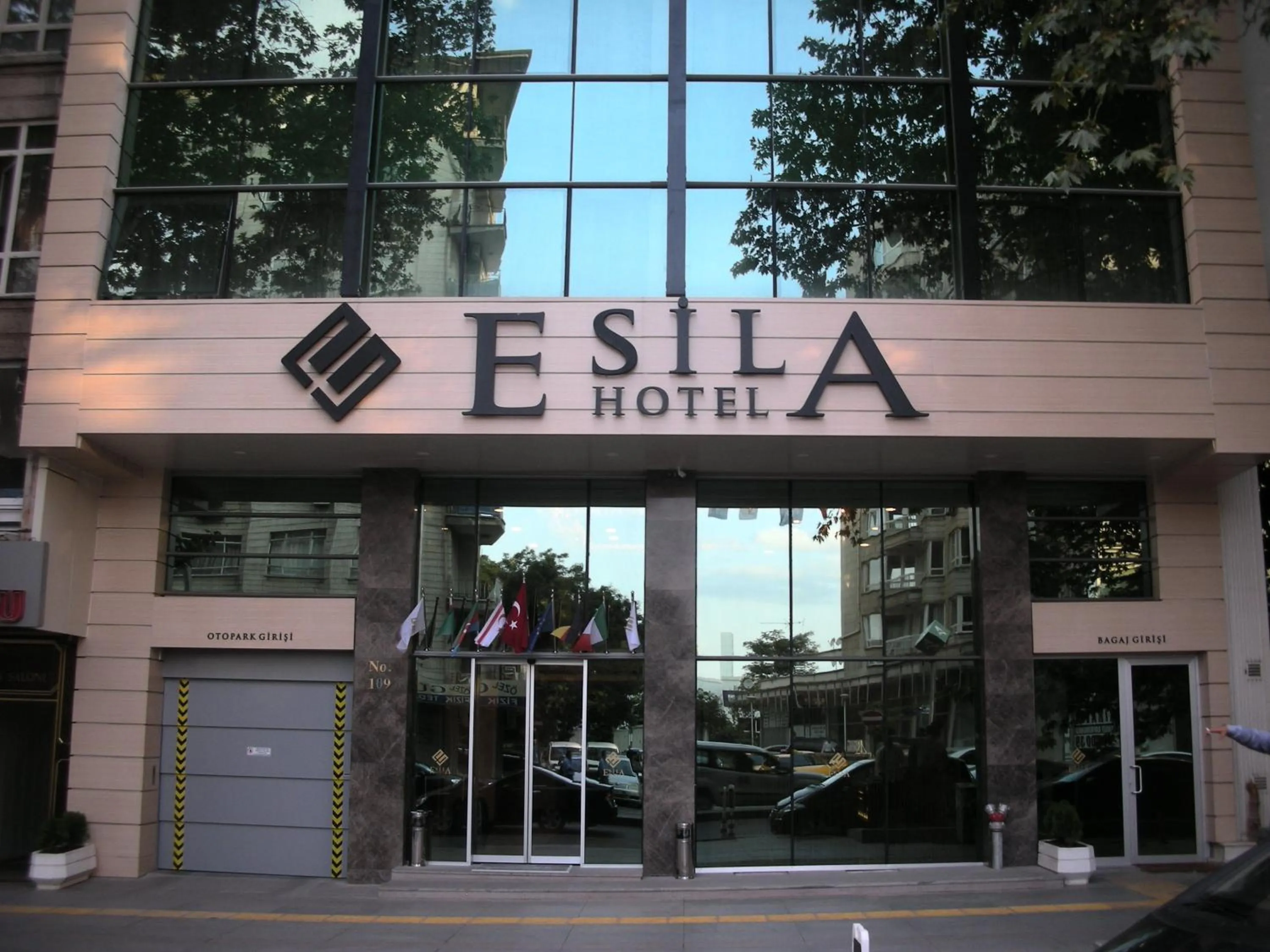 Facade/entrance in Esila Hotel