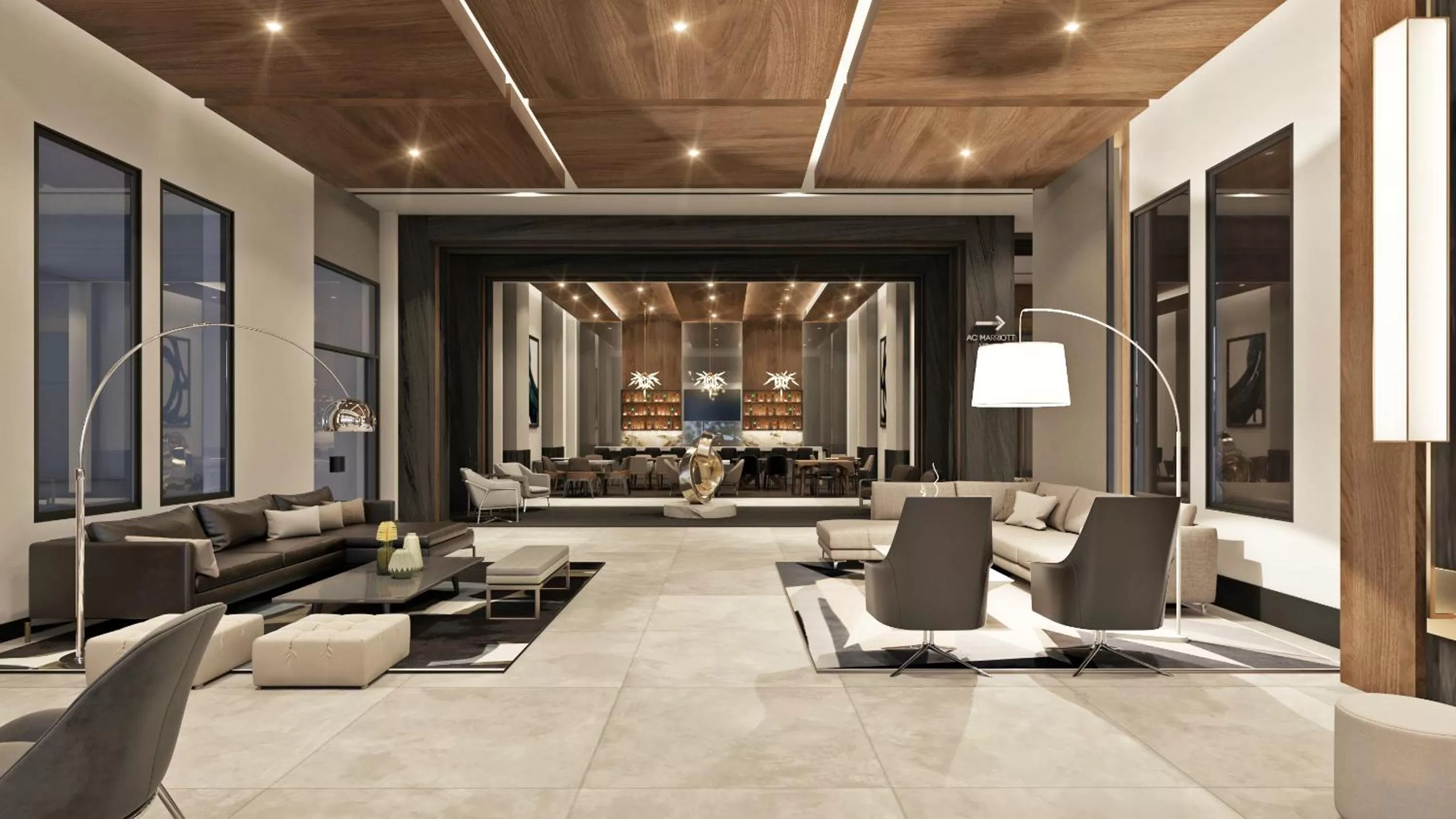 Living room in AC Hotel by Marriott Saltillo