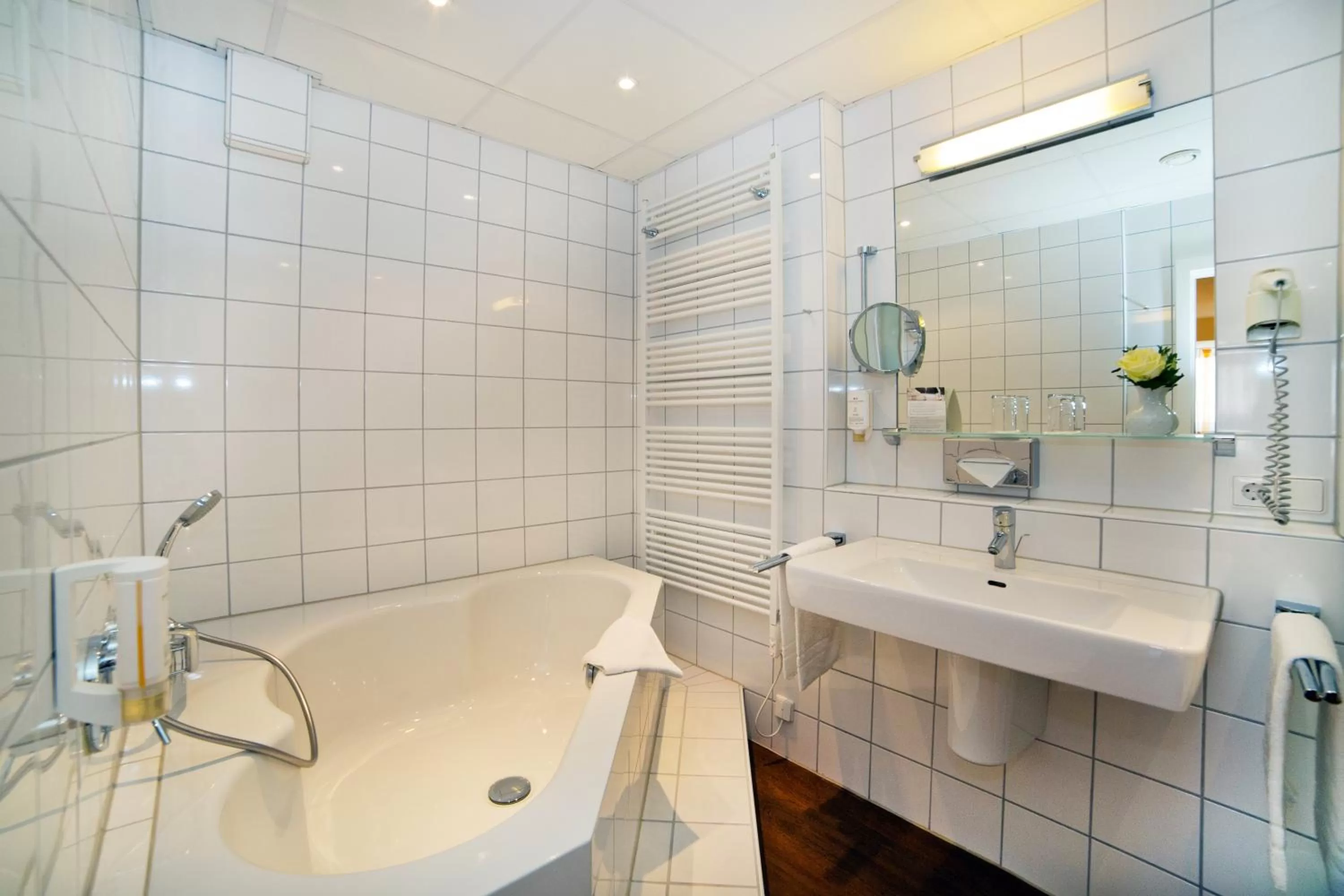 Bathroom in Stadthotel Freiburg Kolping Hotels & Resorts