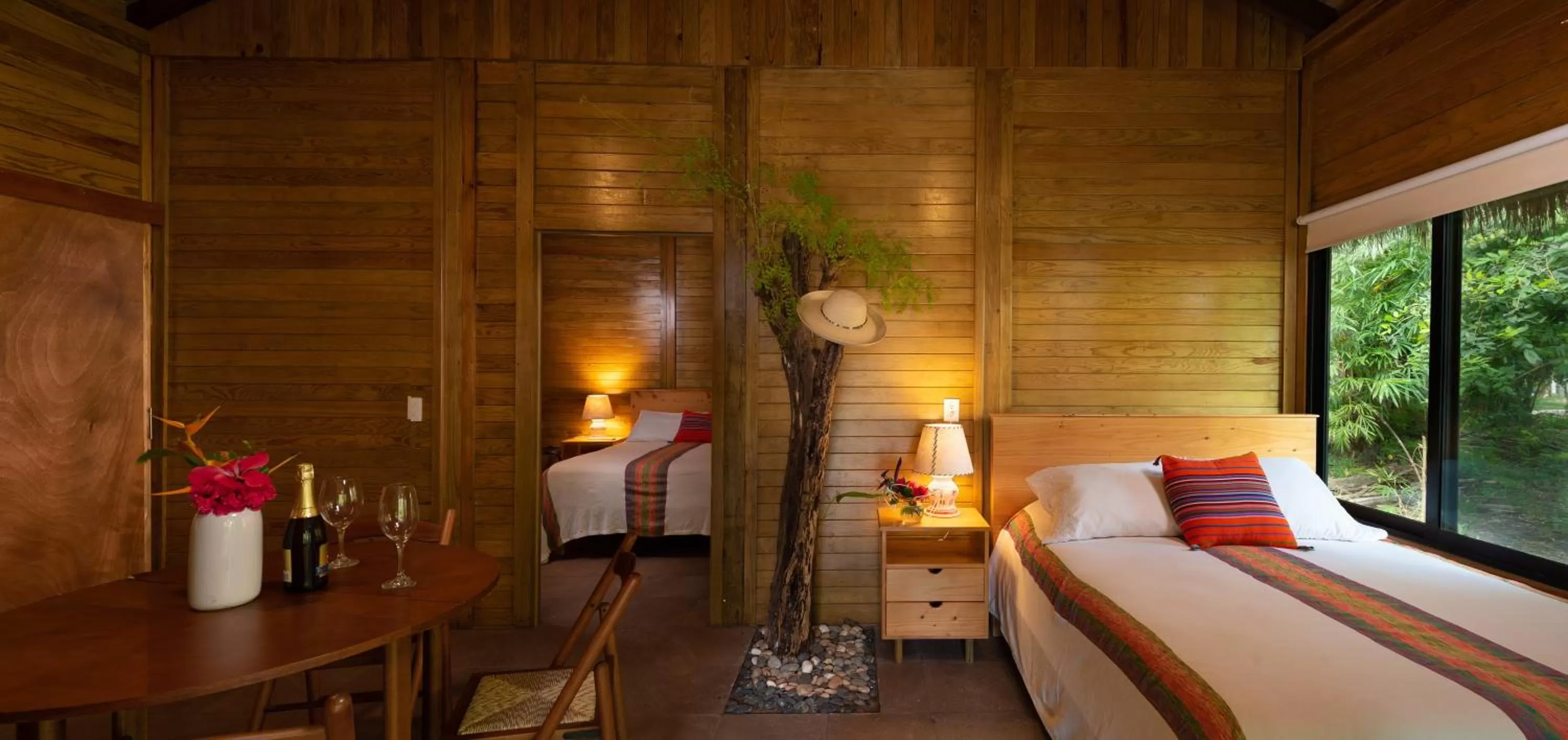 Bed in Villas El Encanto Cozumel