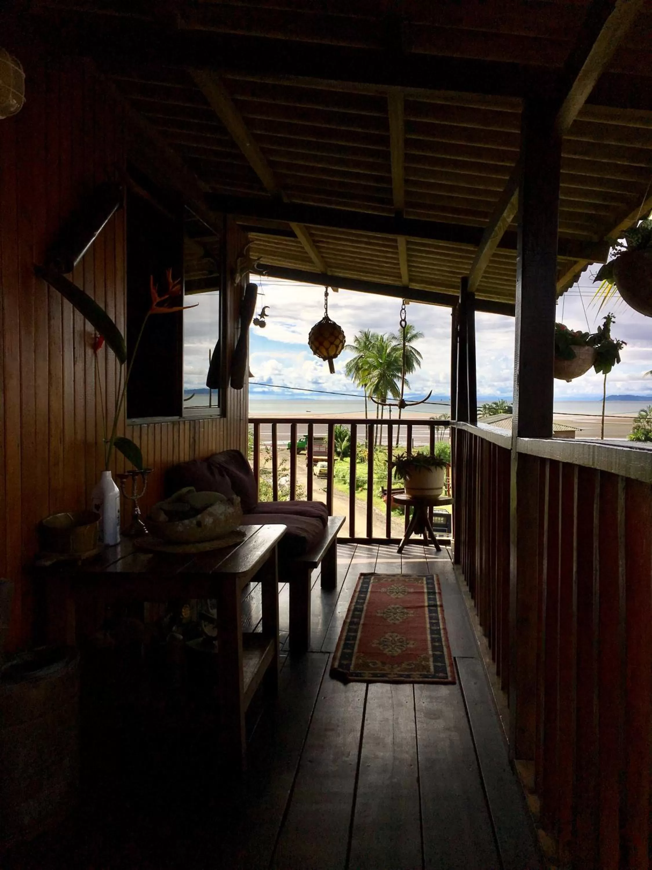 Balcony/Terrace in Posada Turística Rocas De Cabo Marzo