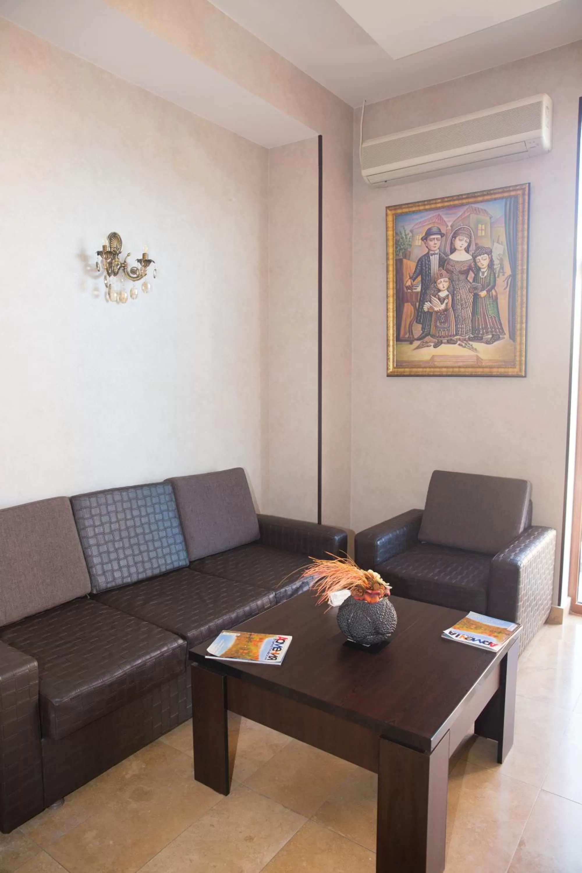 Decorative detail, Seating Area in Eridana Hotel