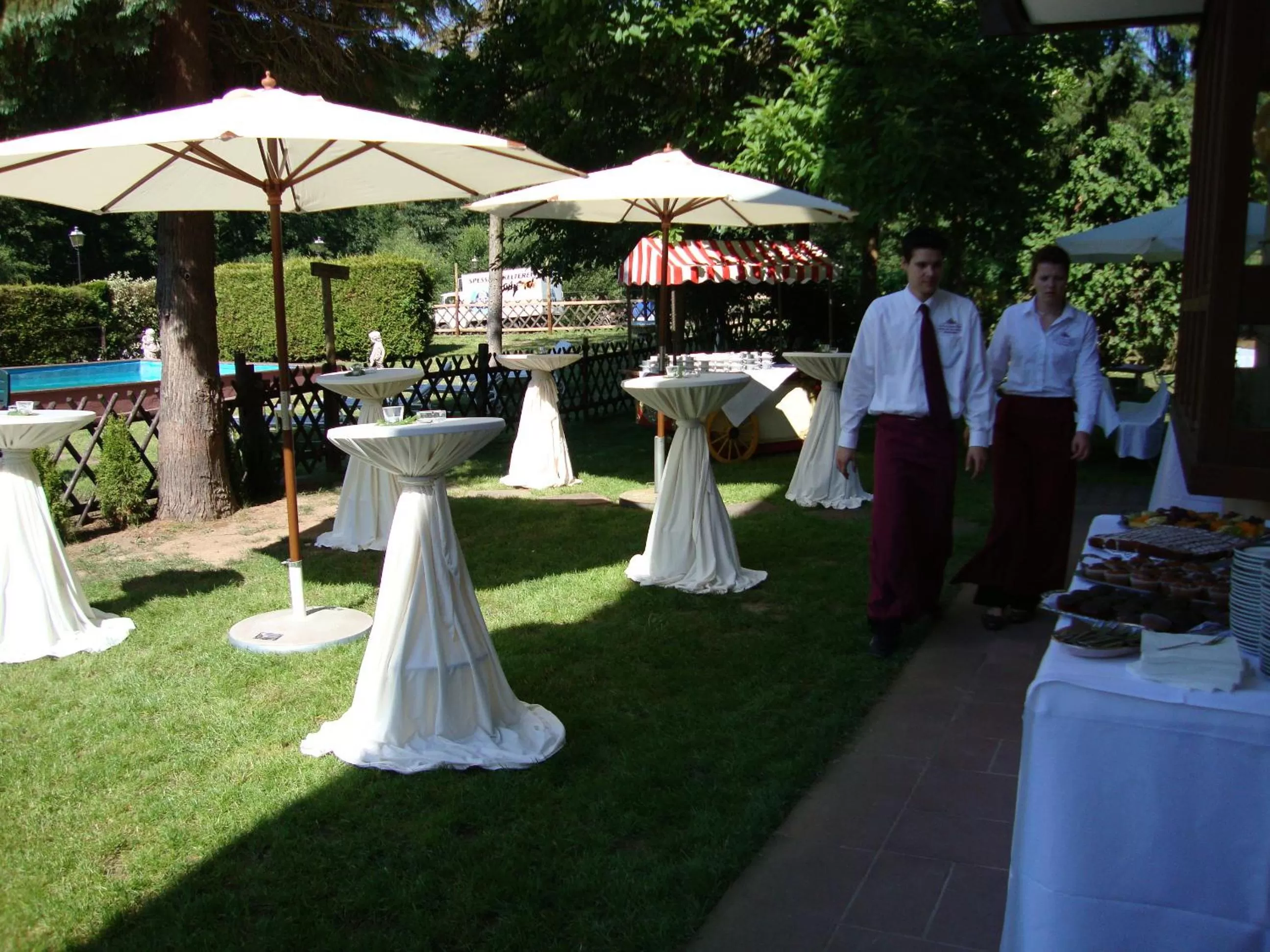Staff in Hotel Restaurant Paradeismühle