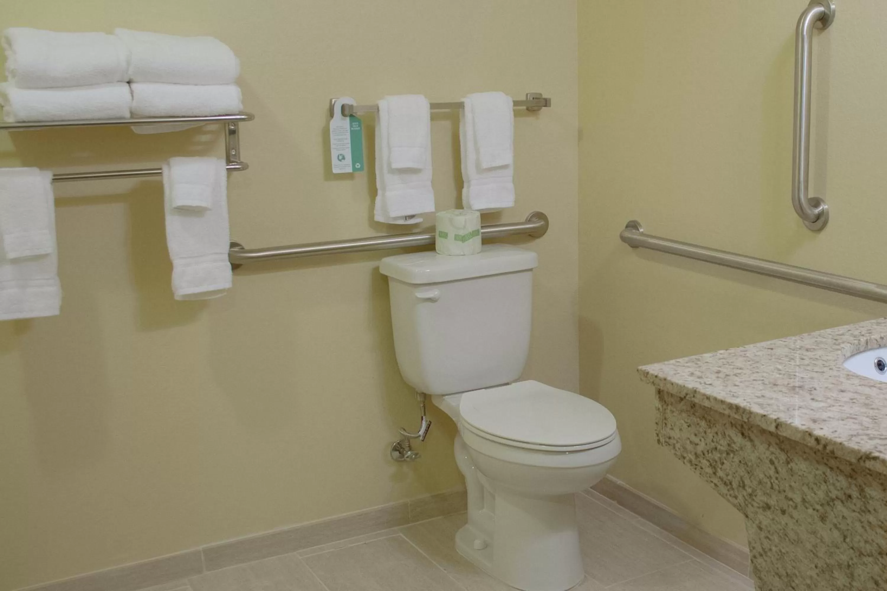 Toilet in Cobblestone Inn & Suites-Winterset