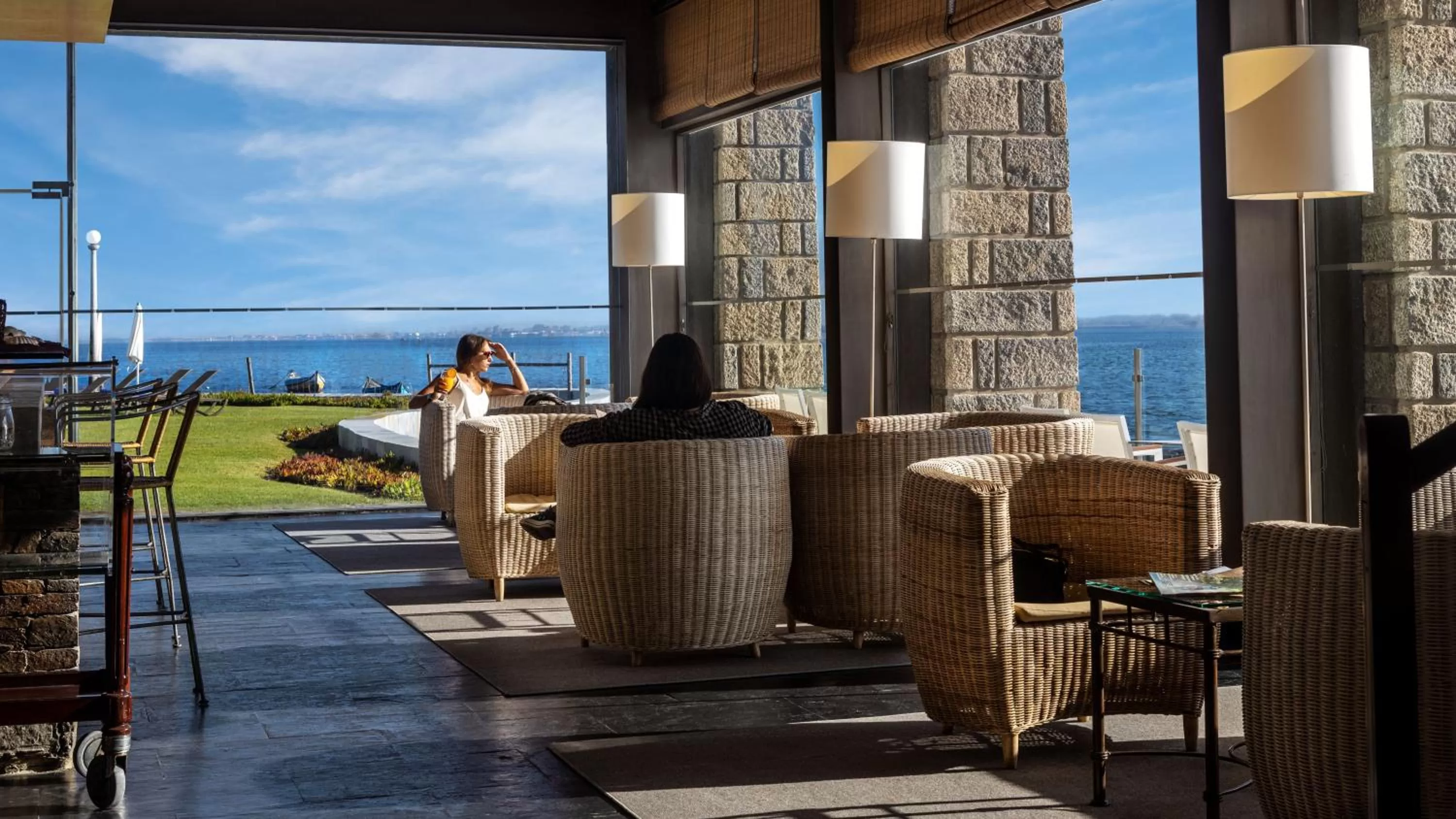 Lounge or bar in Pousada da Ria