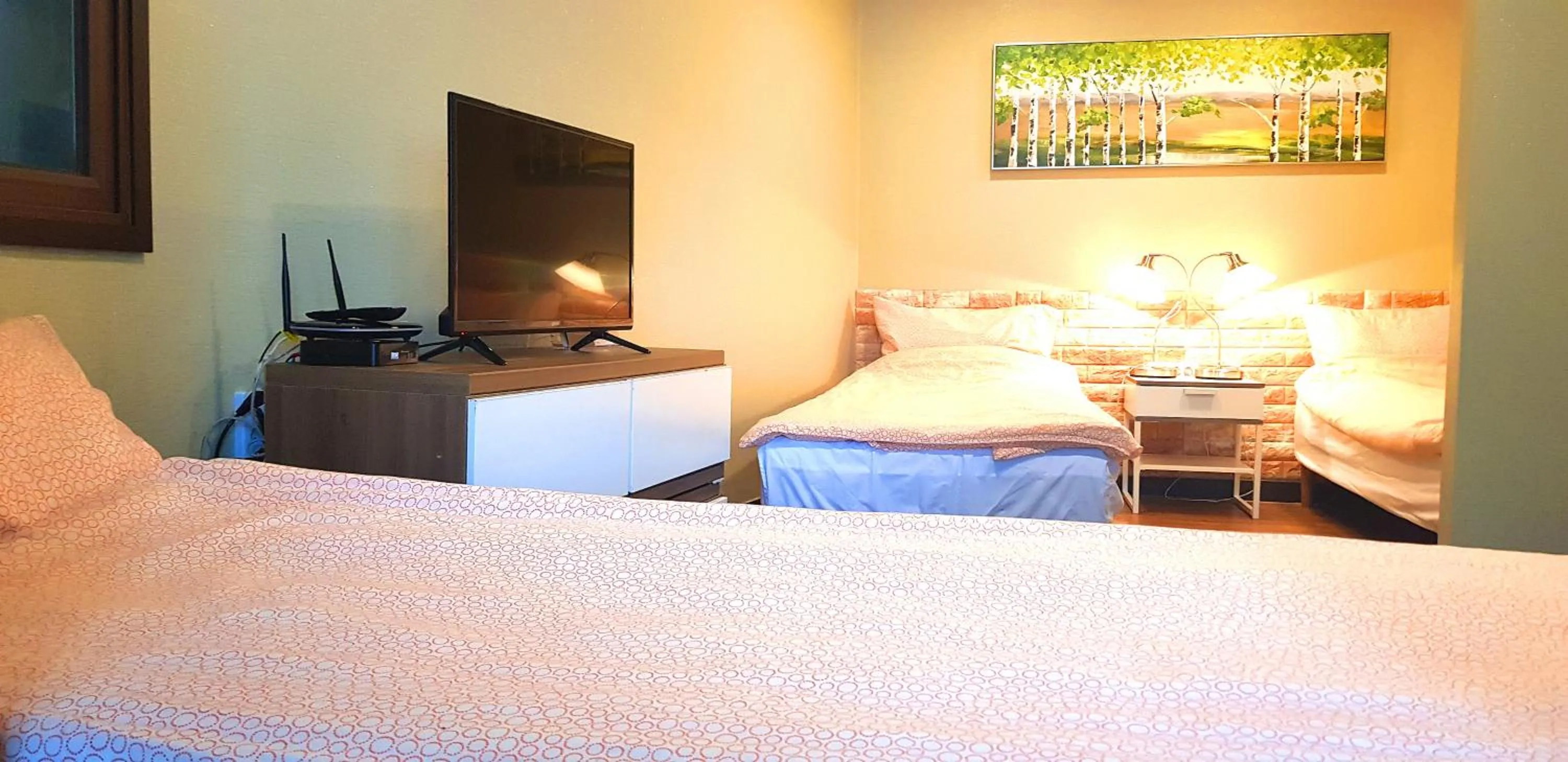 Bed in Forêt Guest House Gangnam