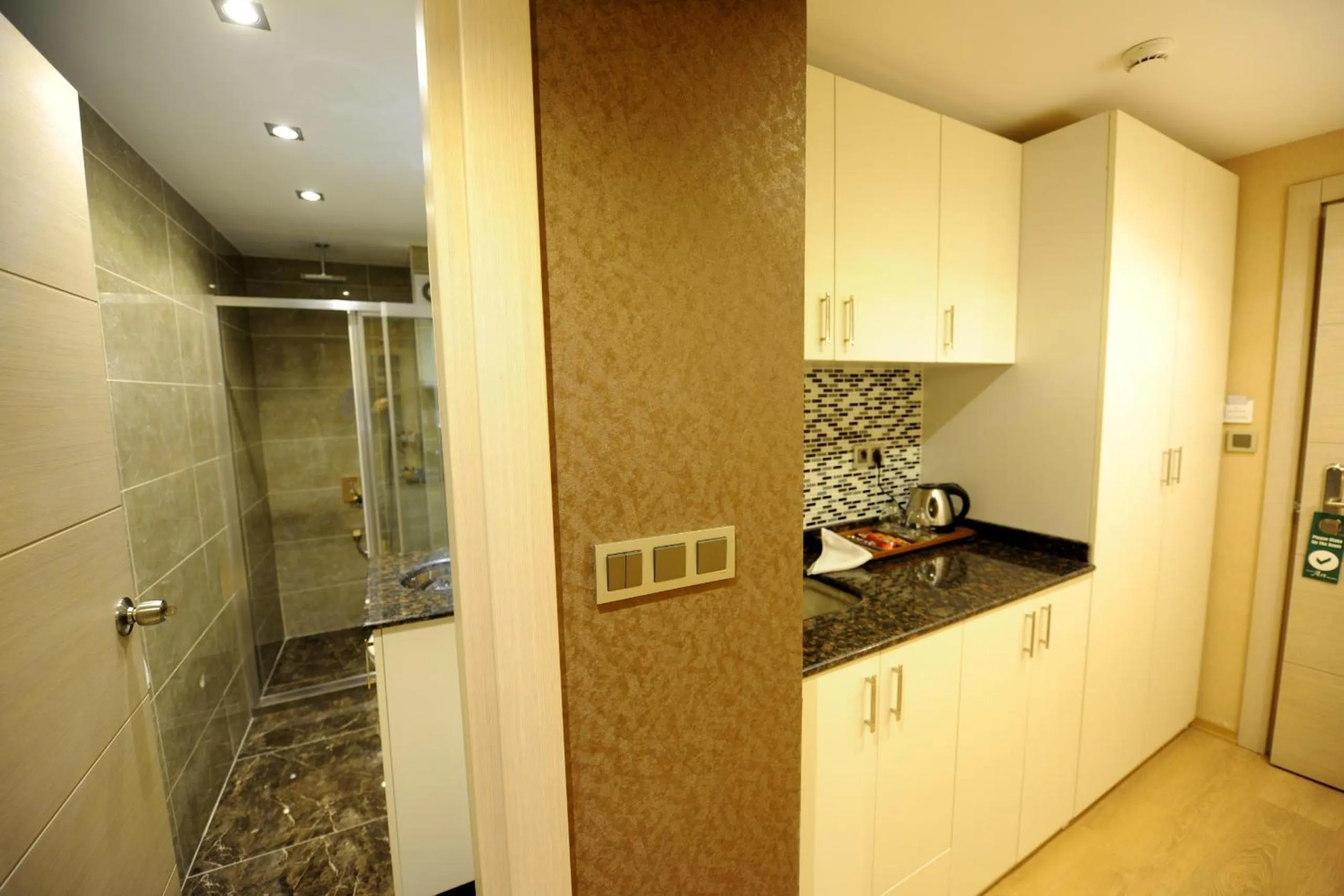 Kitchen or kitchenette in Rooms Inn Taxim