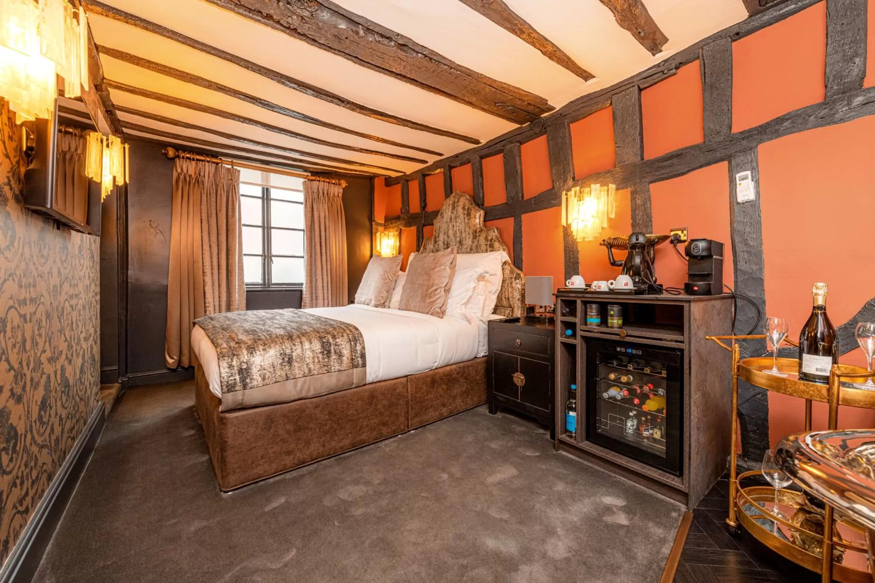 Bed in Funky Monk Hotel