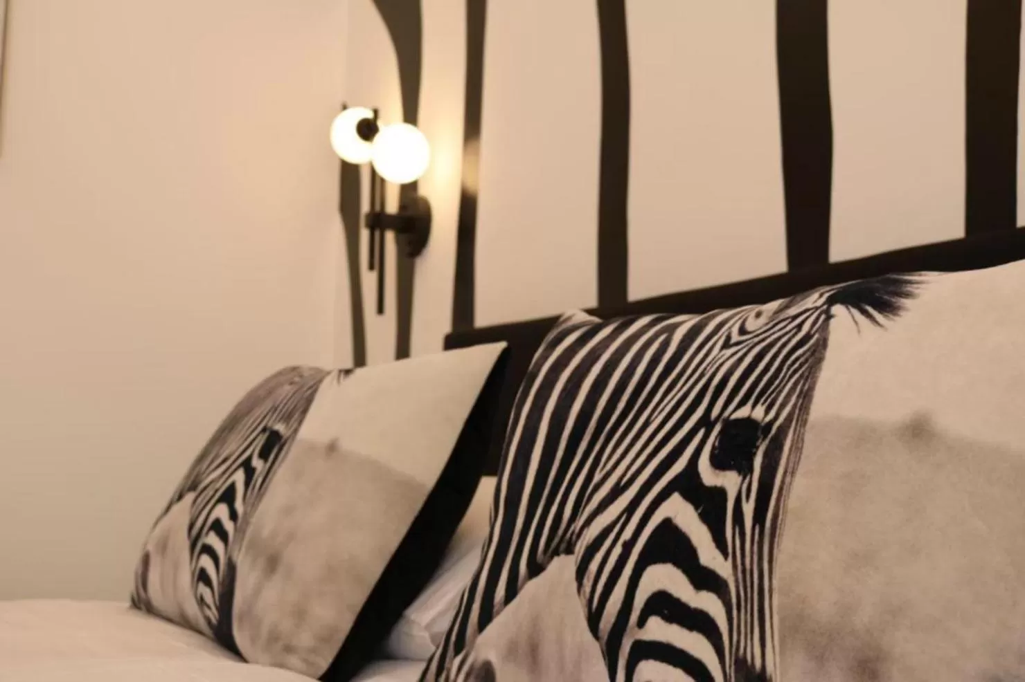 Bed in The Cherry Tree Hotel