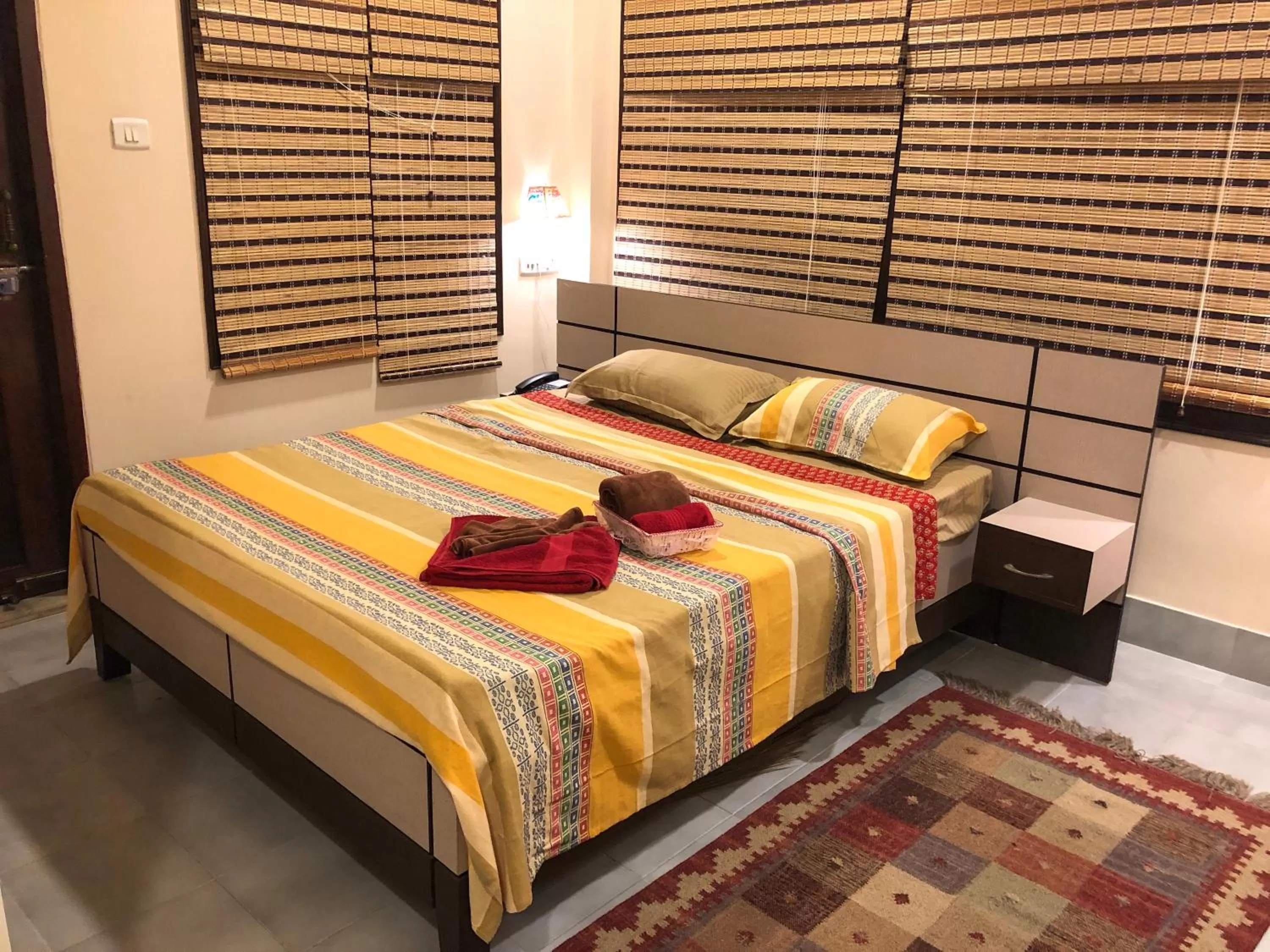 Bed in Bougainvillea