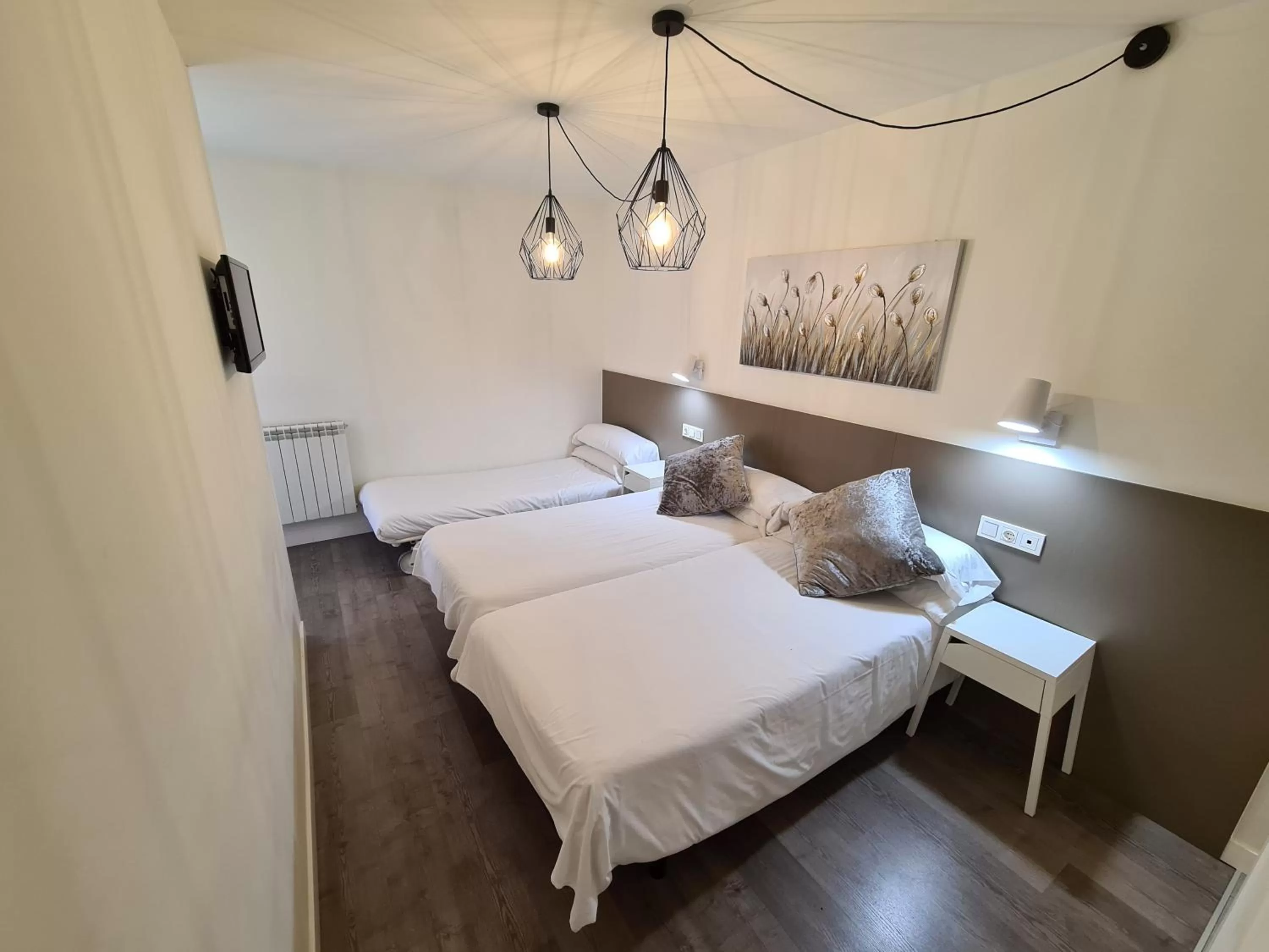 Bed in Hotel Jacobeo