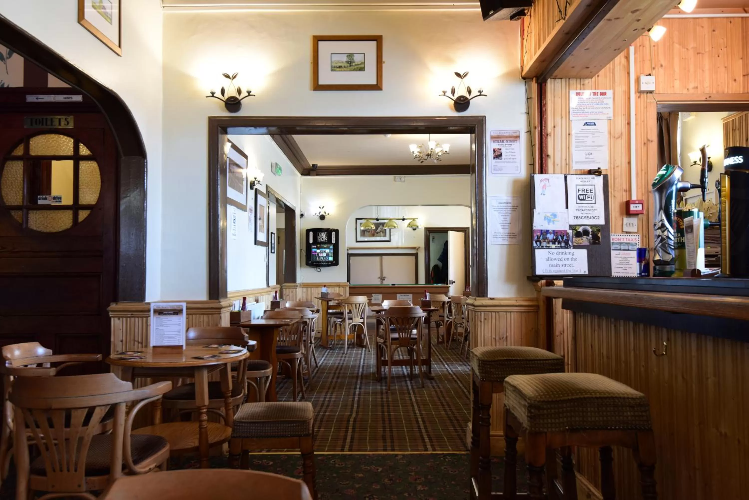 Lounge or bar in The Black Bull inn