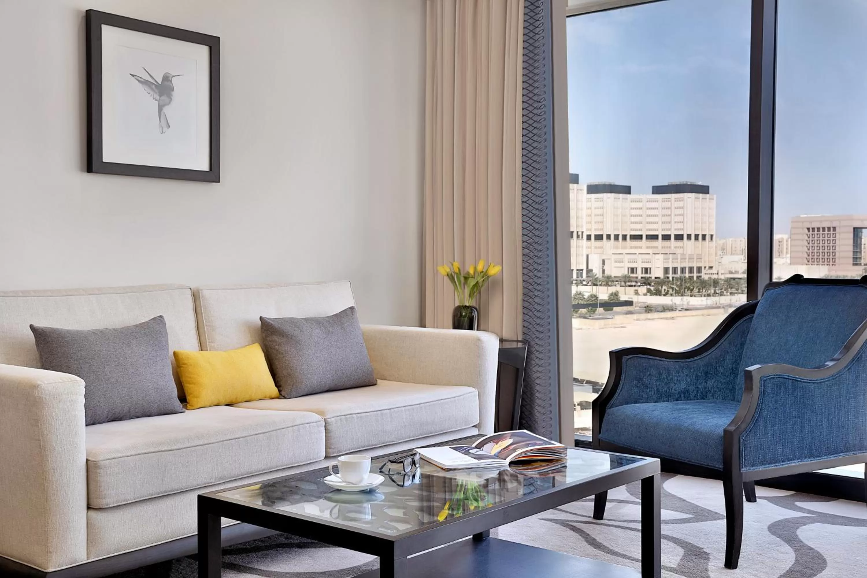 Living room in Voco - Riyadh by IHG