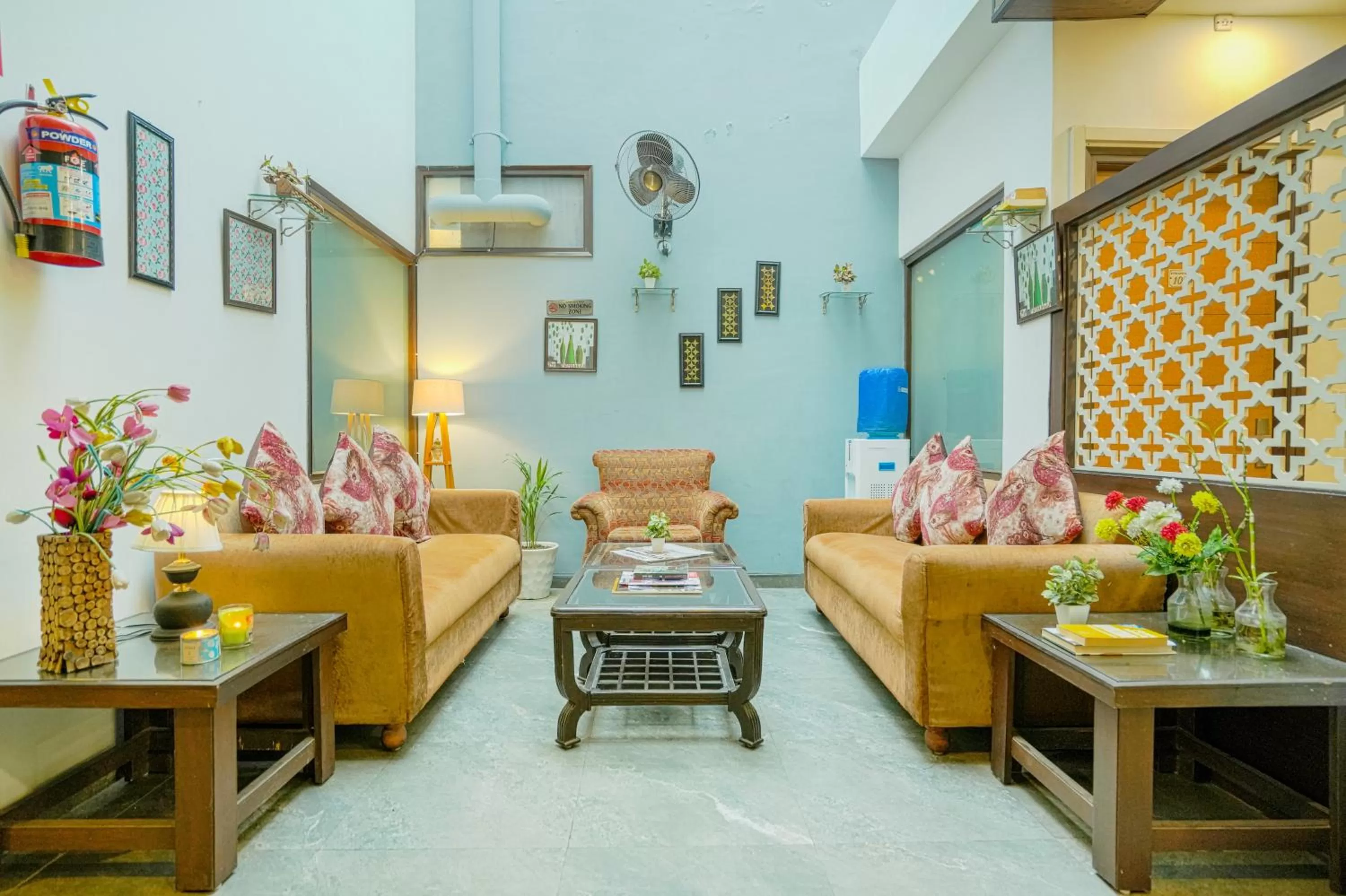 Seating area in Hotel Seven- Center of City Chandigarh