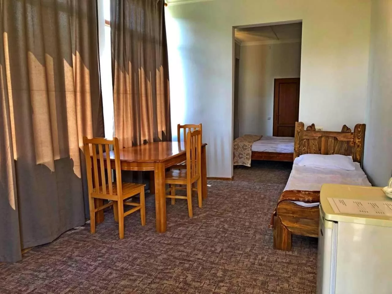 Bed, Dining Area in Dil Hill by Sam