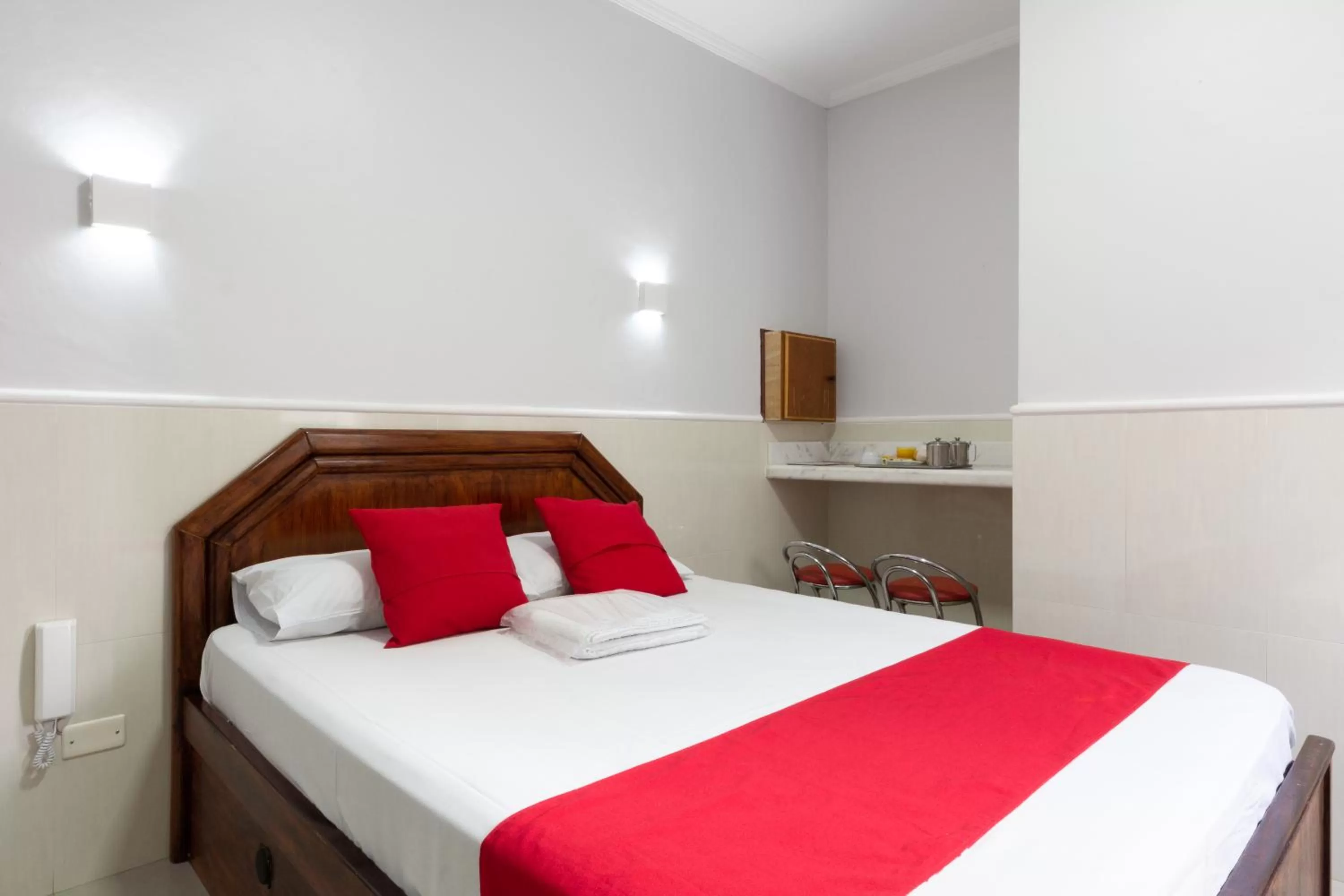 Bed in Hotel Anália Franco