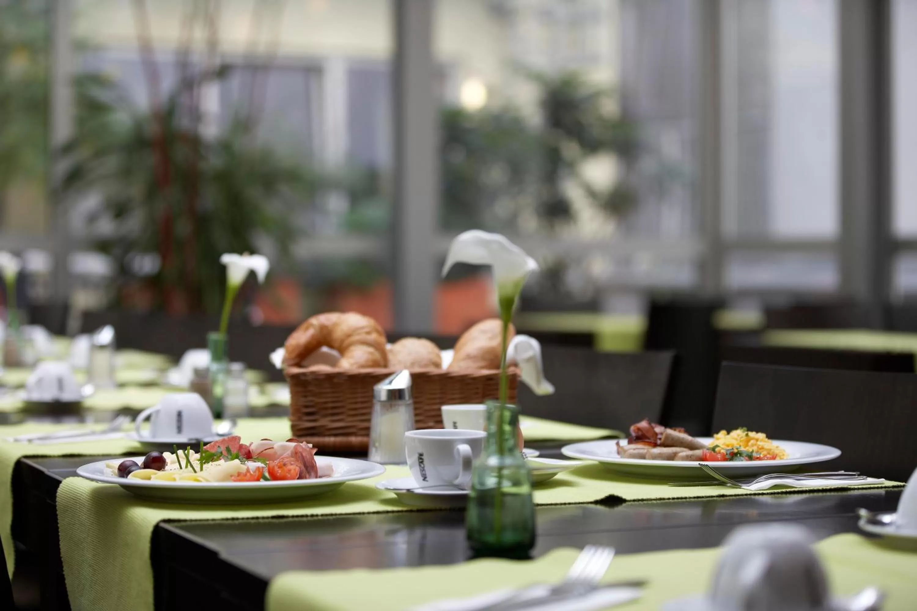 Buffet breakfast in IntercityHotel Wien