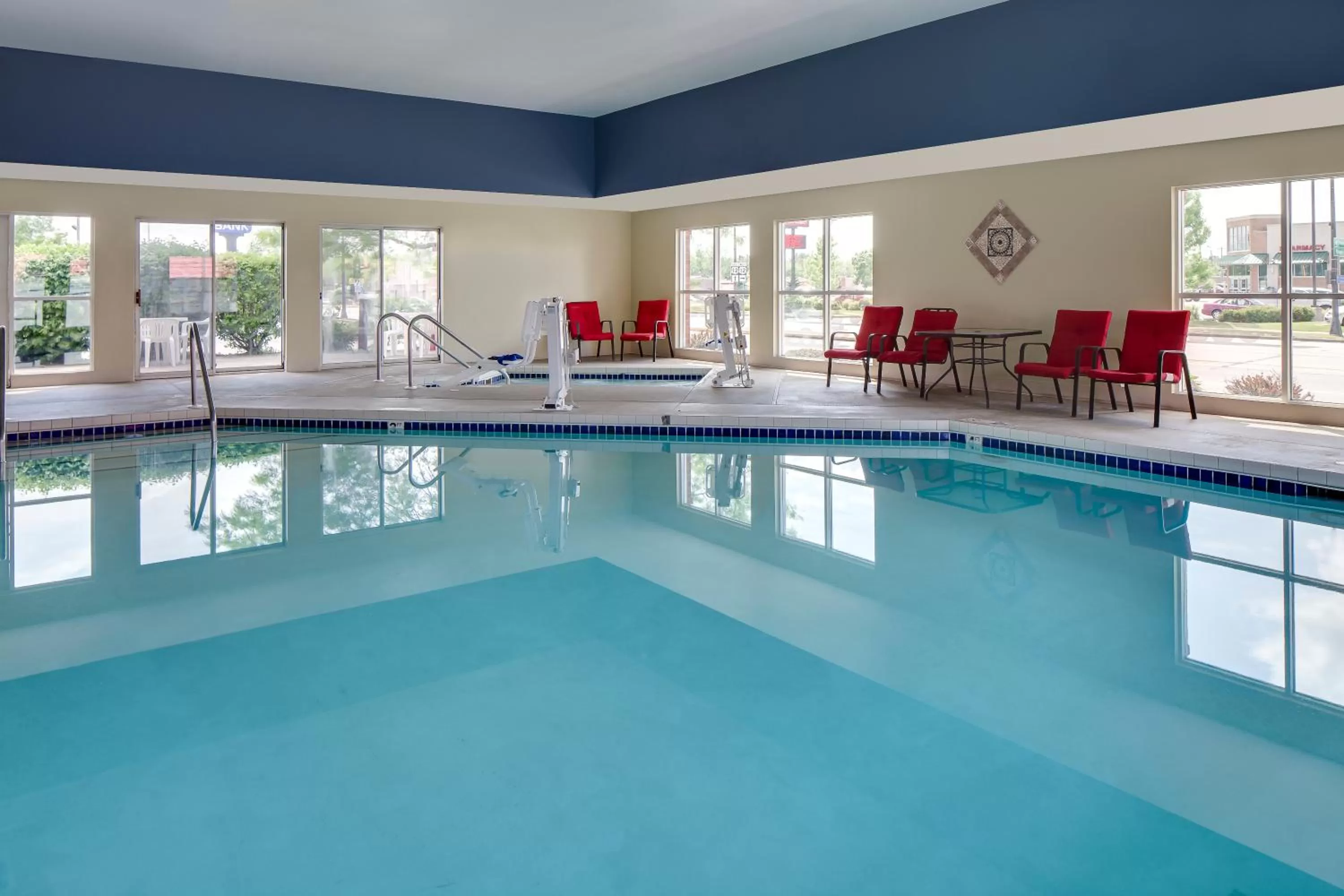 Swimming pool in Super 8 by Wyndham Menomonie WI