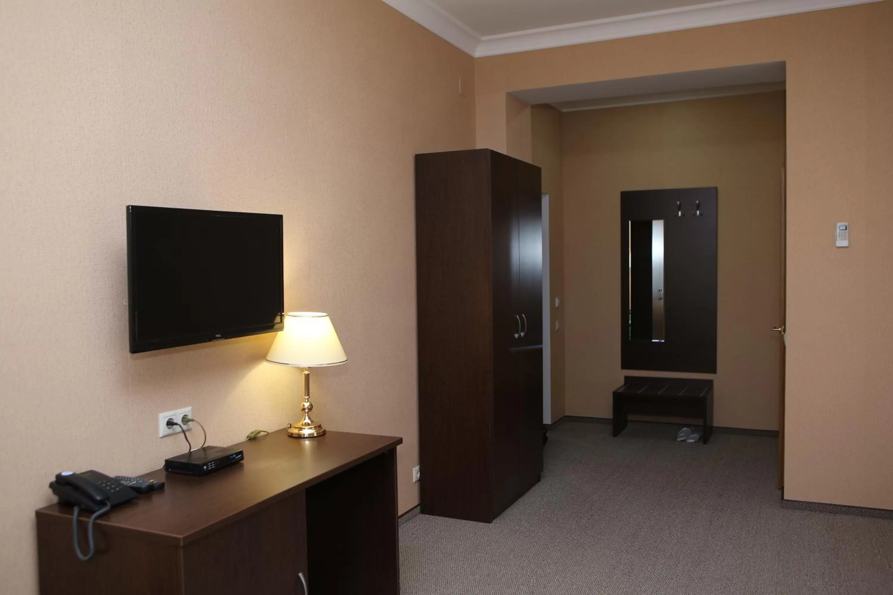 Decorative detail, TV/Entertainment Center in Hotel Aner