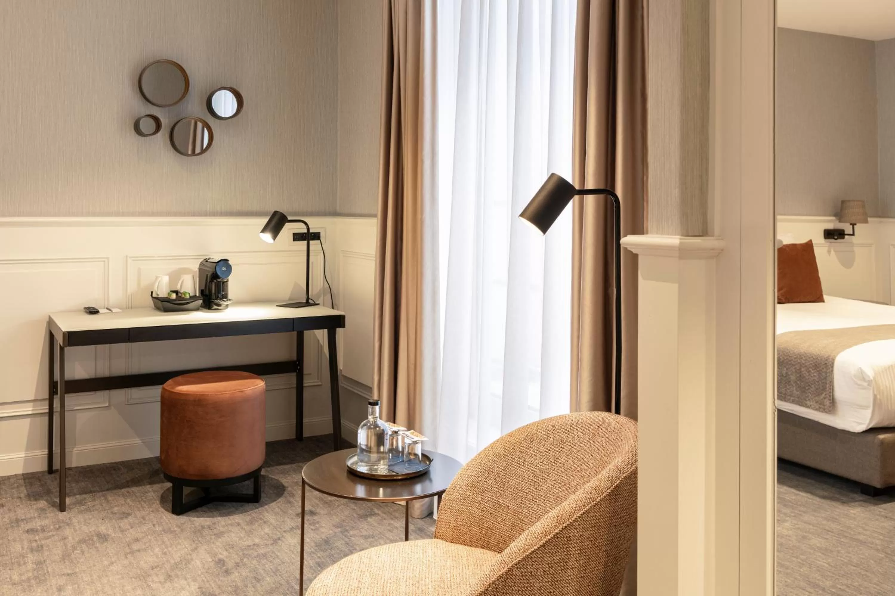 Bedroom, Bed in Dukes' Academie Brugge - by Dukes' Hotel Collection