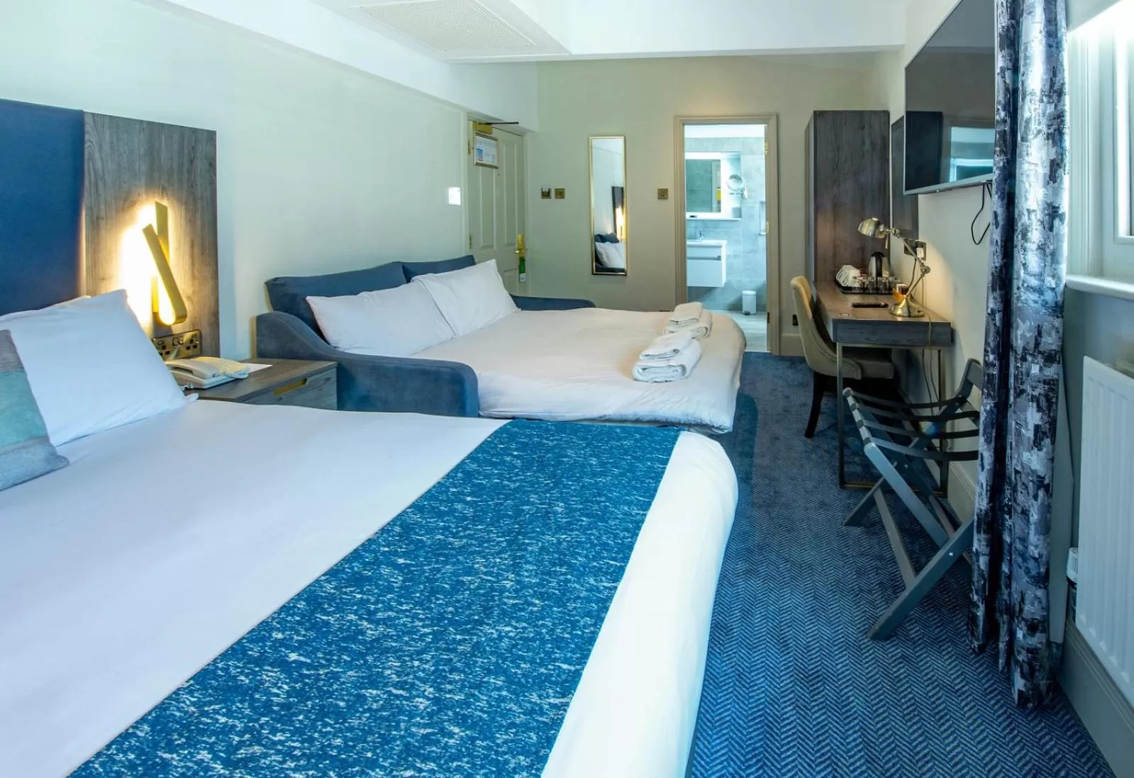 Bed in Dover Marina Hotel & Spa, Tapestry Collection by Hilton