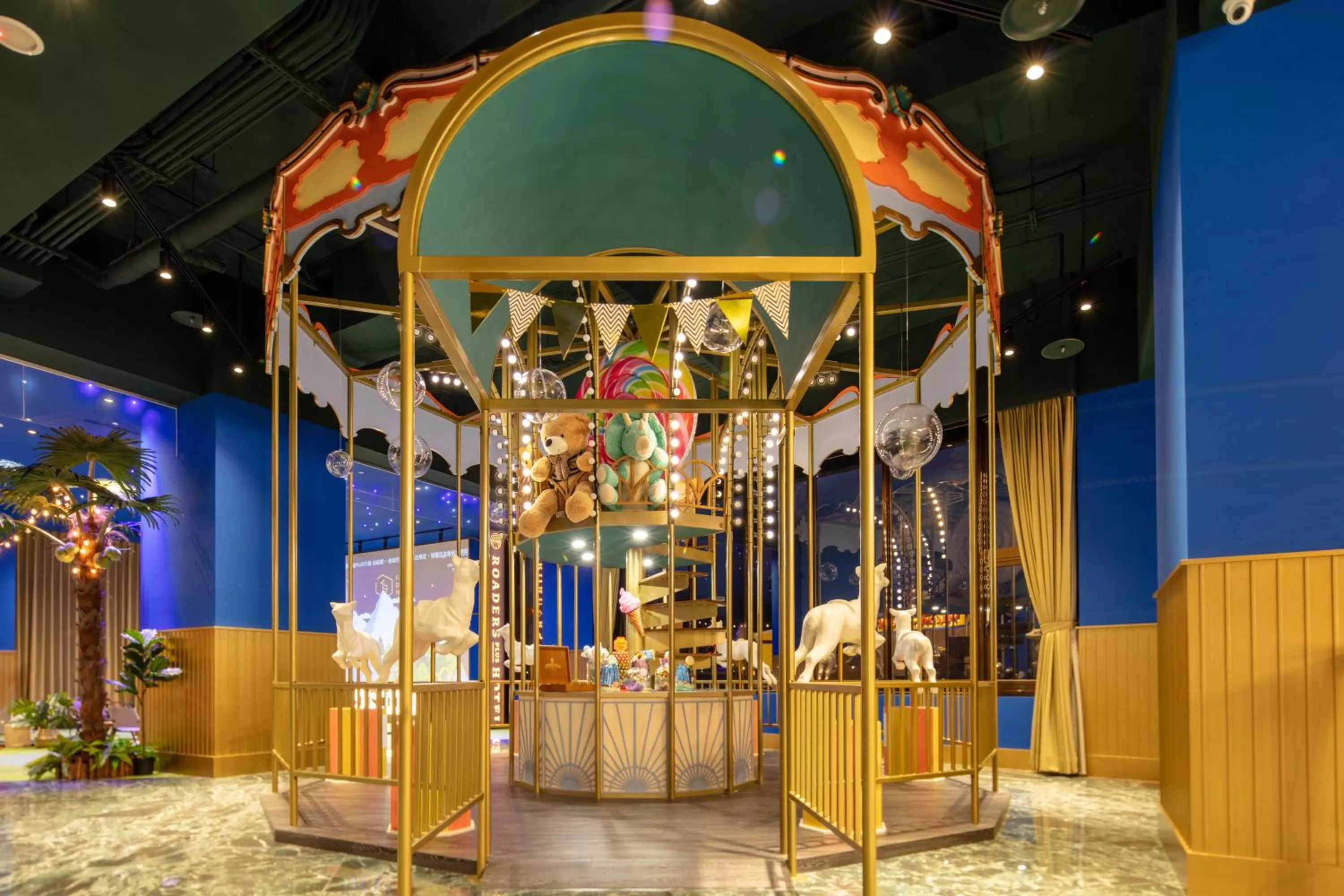 Decorative detail in Roaders Plus Hotel - Taipei Station