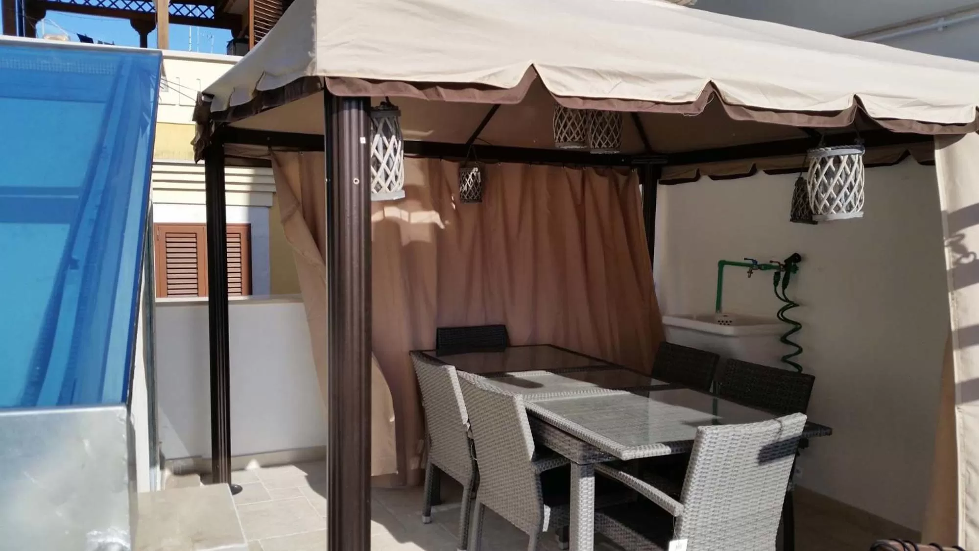 Patio in B&B Il Campanile