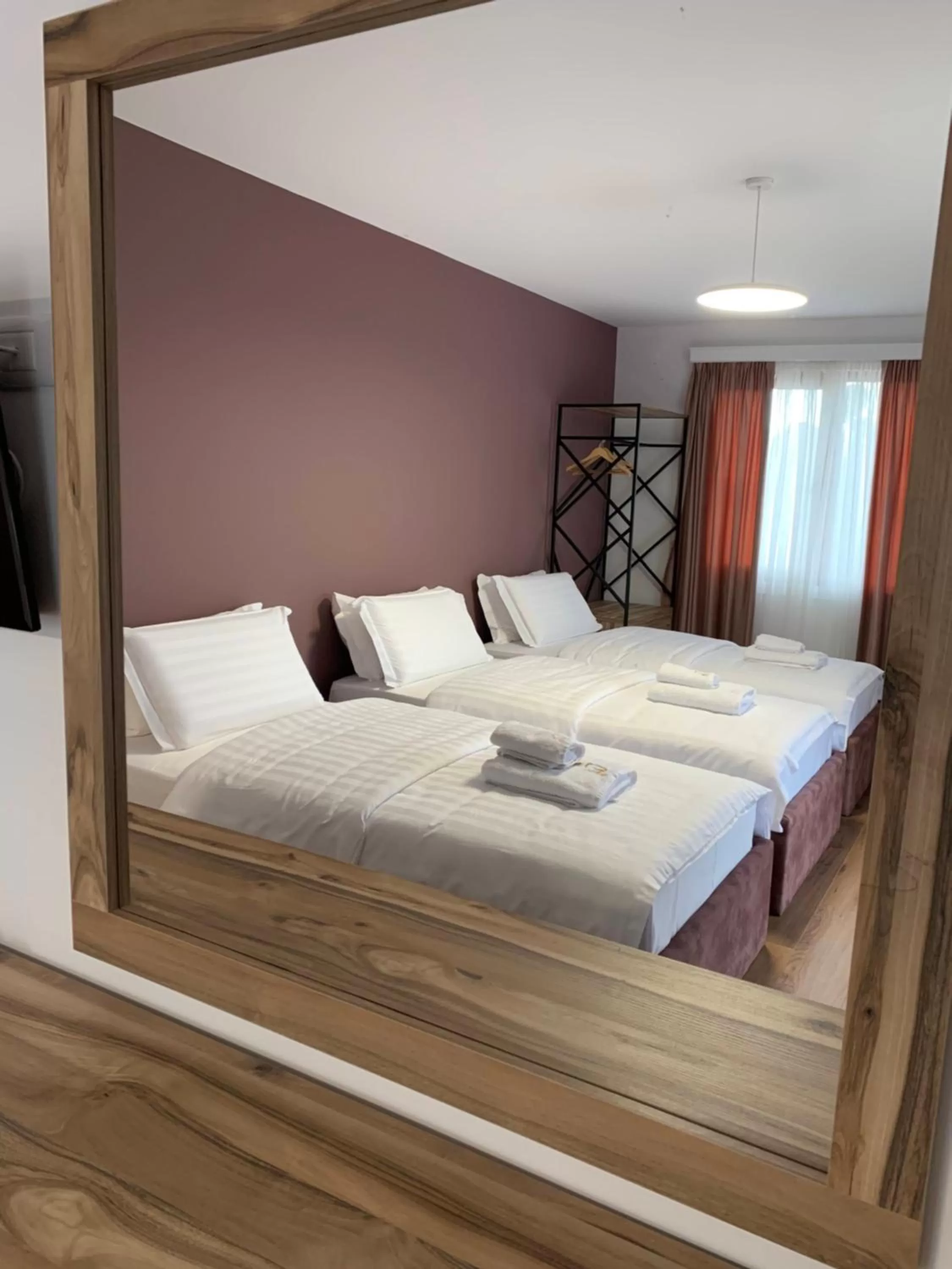 Bed in Grand Hotel Pogradec