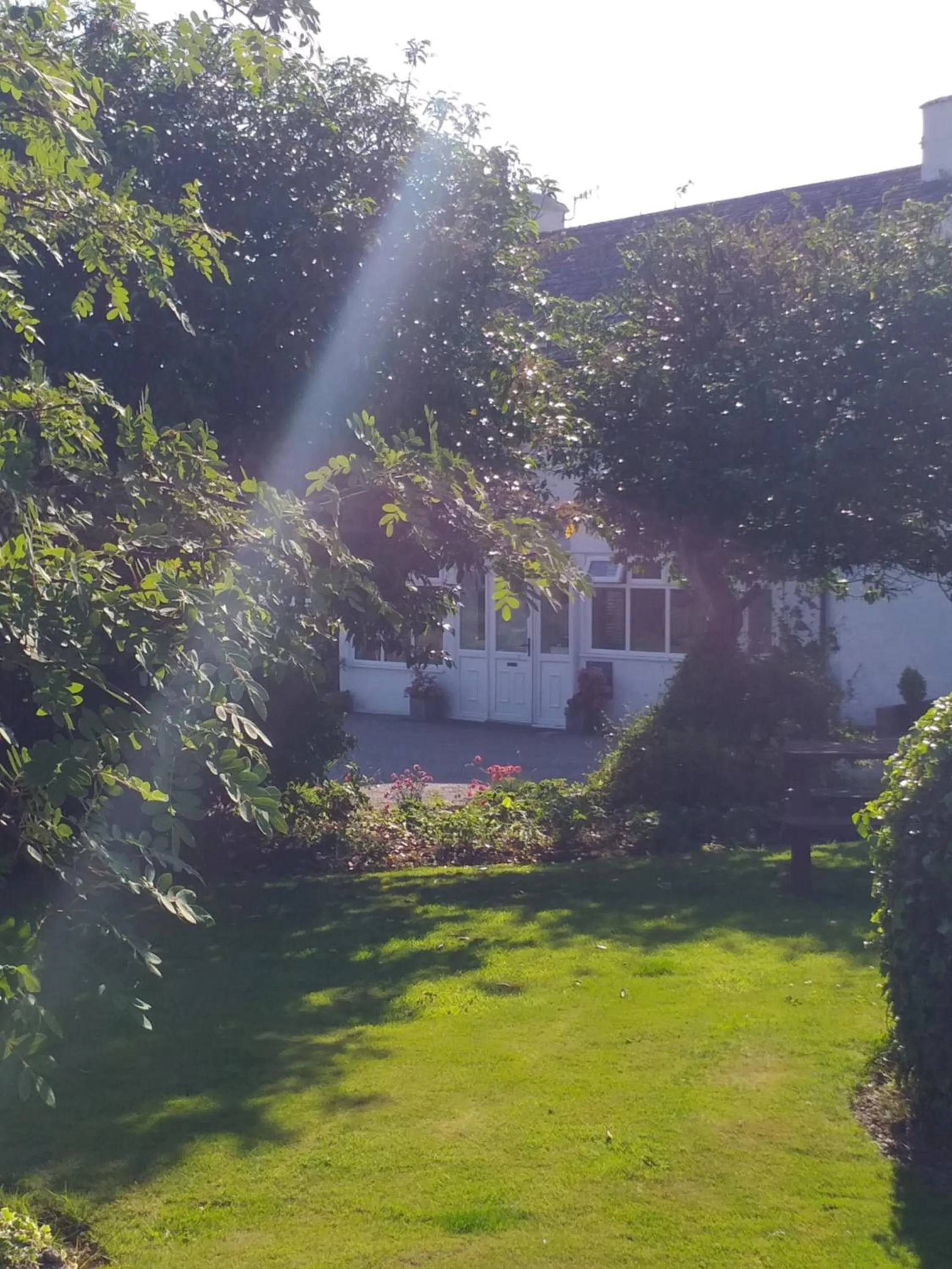 Garden view in The White House Guest House