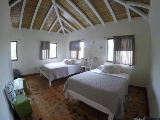 Bed in Cabañas La Casa de Pucha