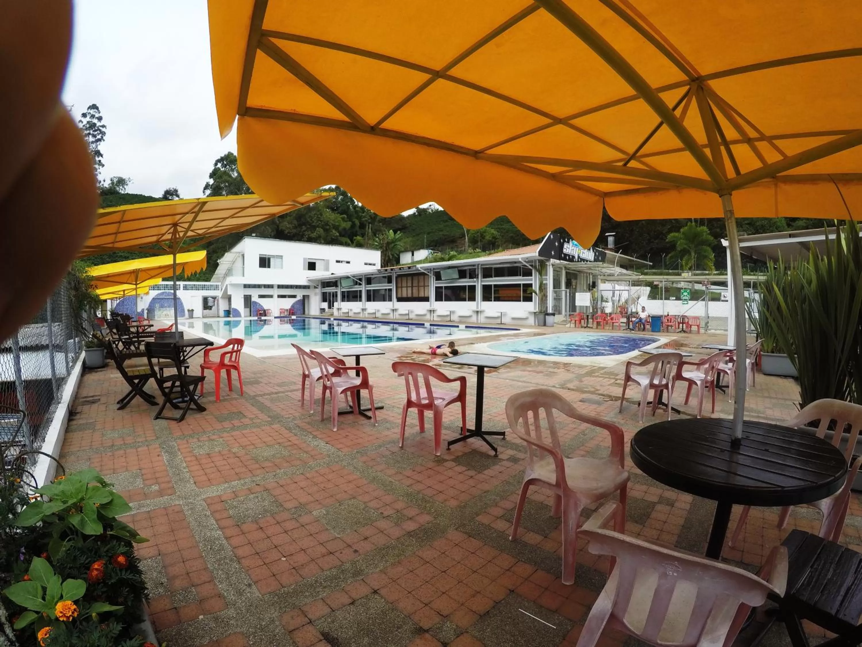 Staff, Swimming Pool in Sky Club Eco Hotel