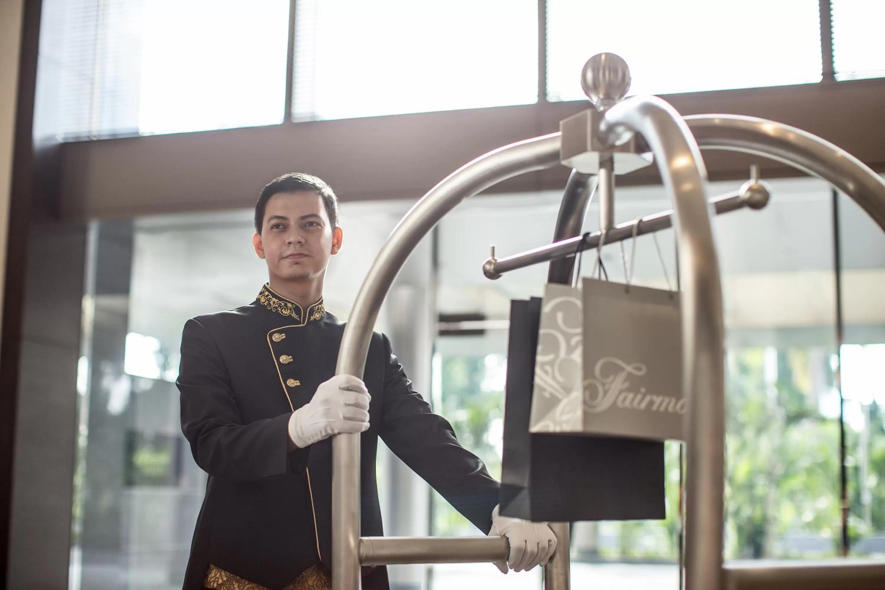 Lobby or reception in Fairmont Jakarta