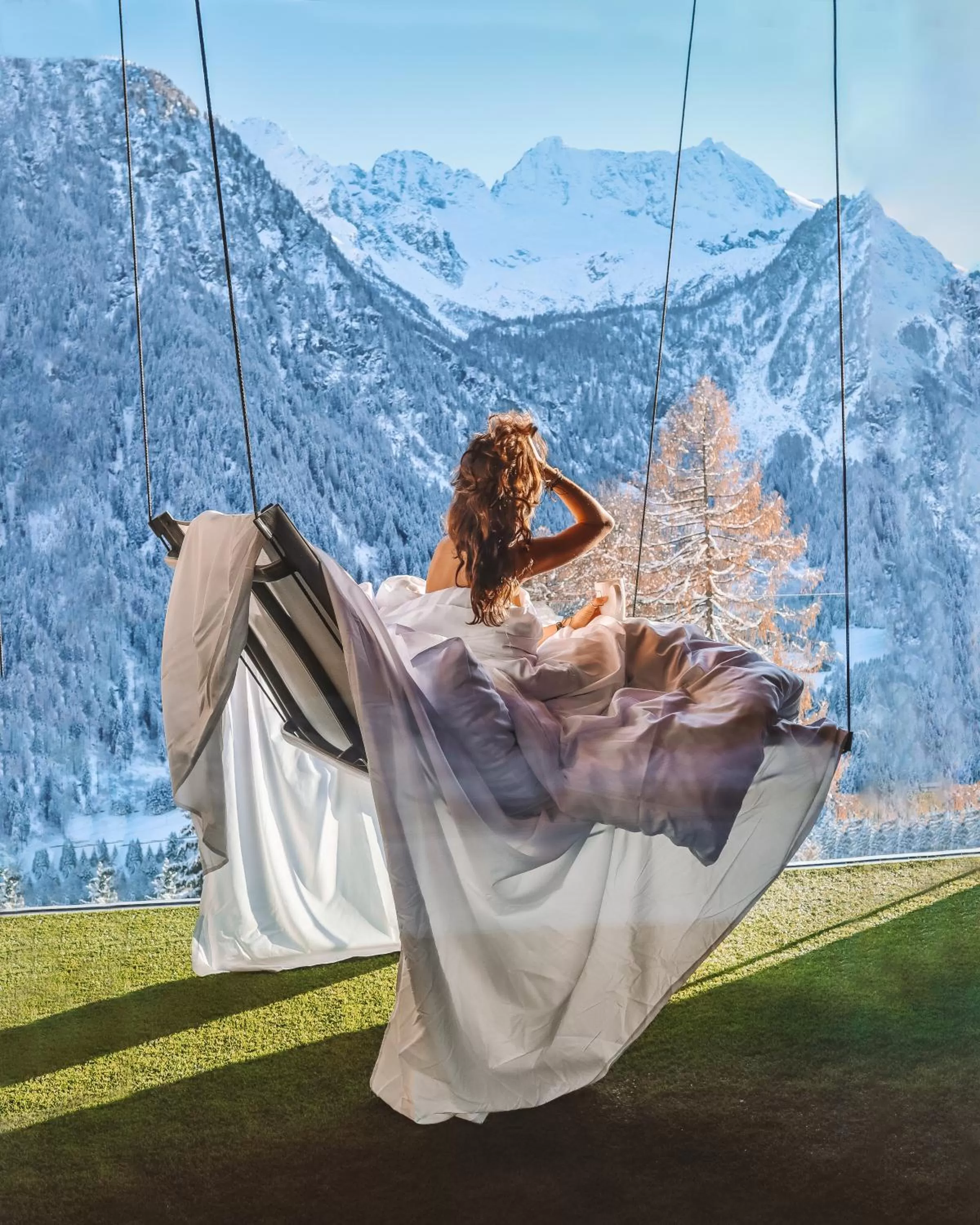 Mountain view in Hotel Chalet Al Foss - Adults Only