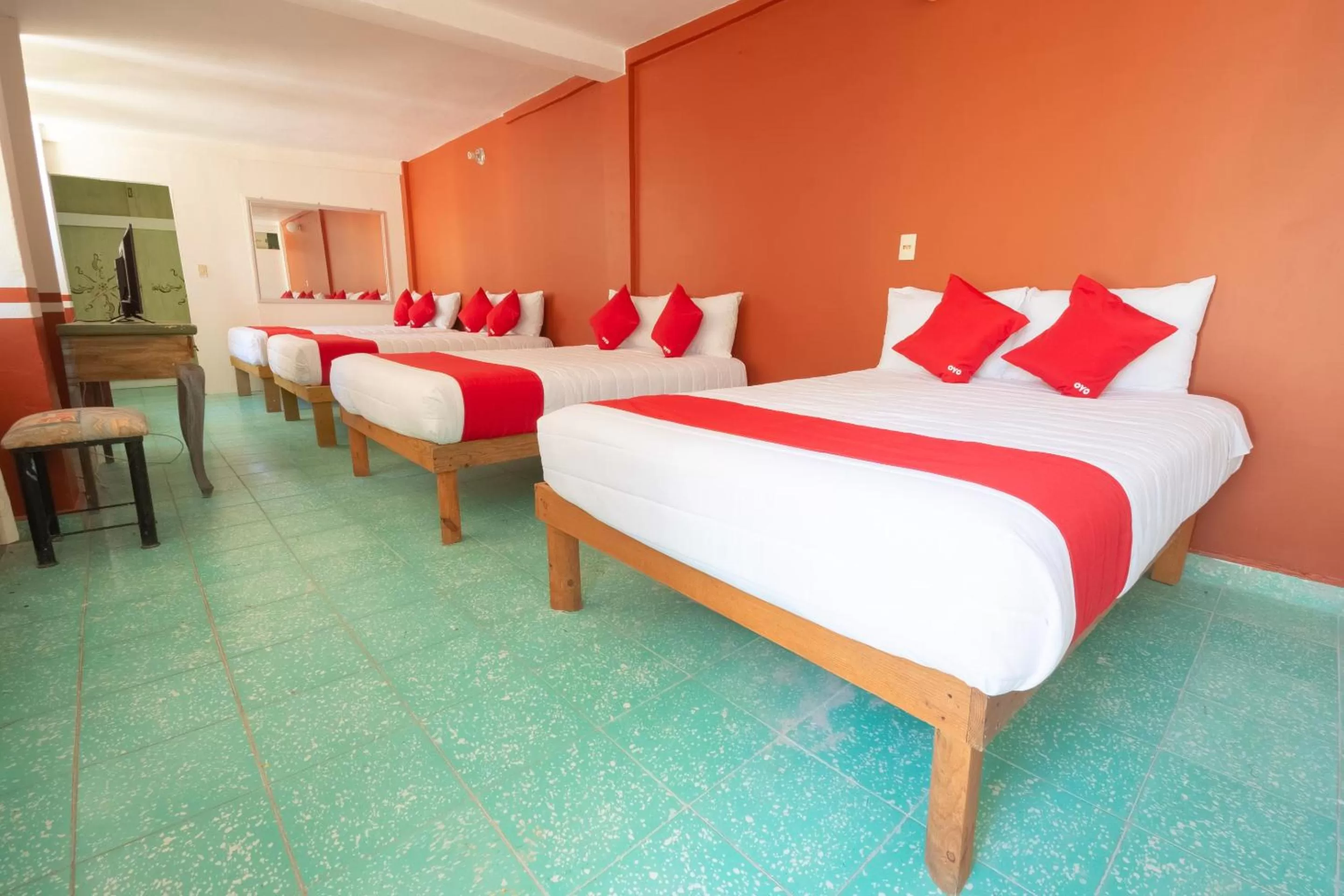 Bedroom in OYO Hotel Meson de la Concepcion