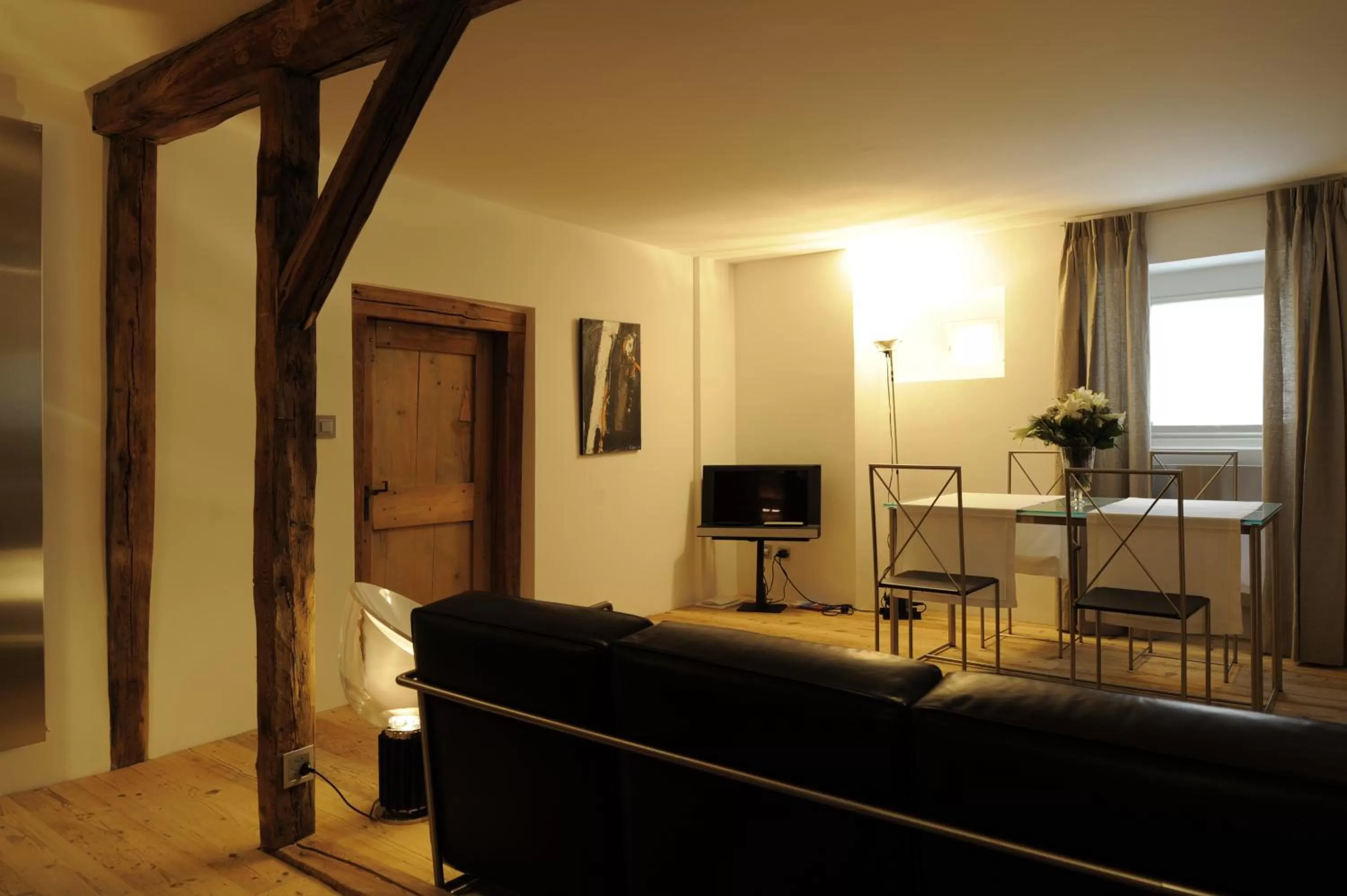 Living room in Hotel Müller - mountain lodge