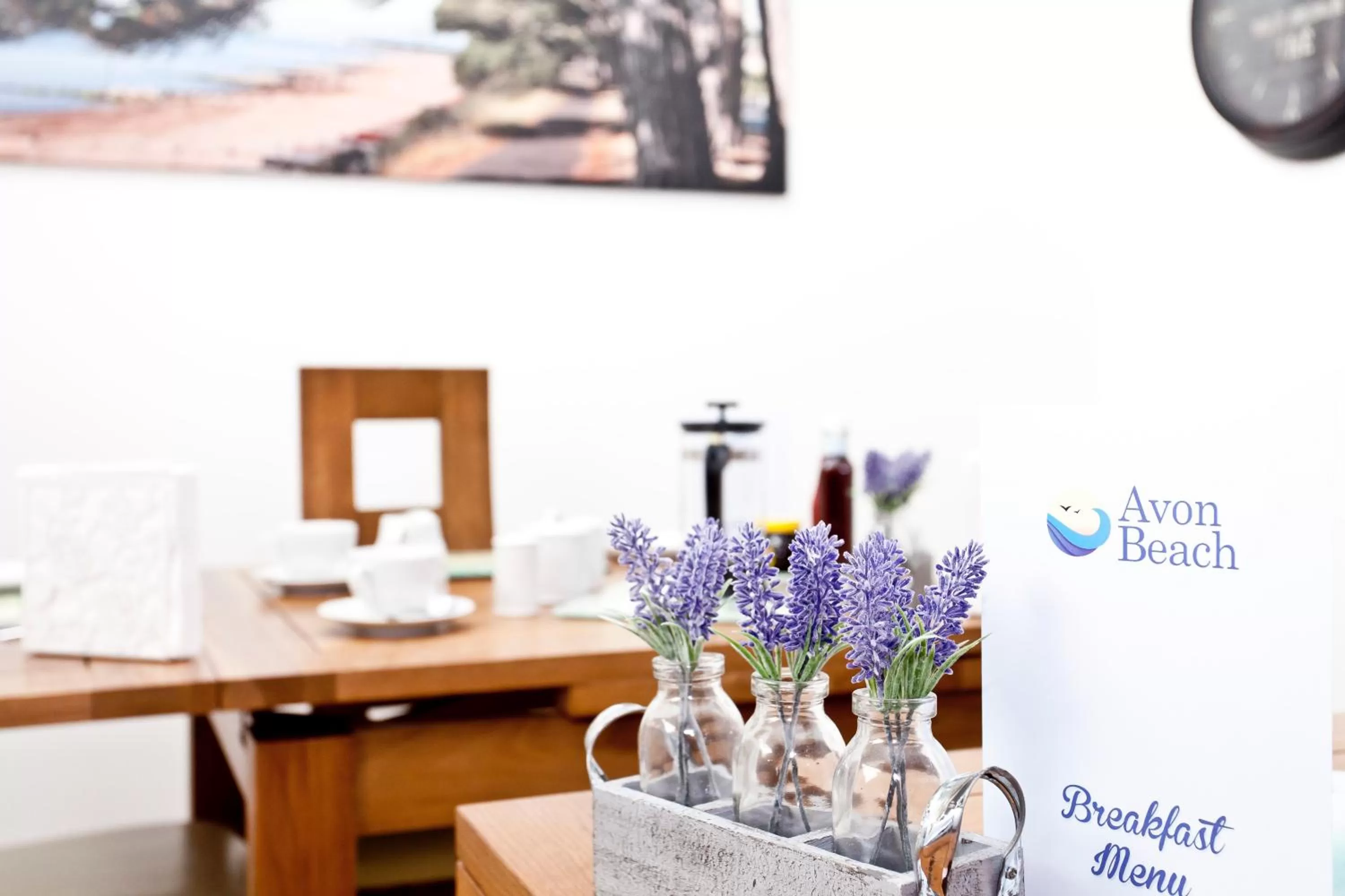 Dining area in Avon Beach Bed & Breakfast
