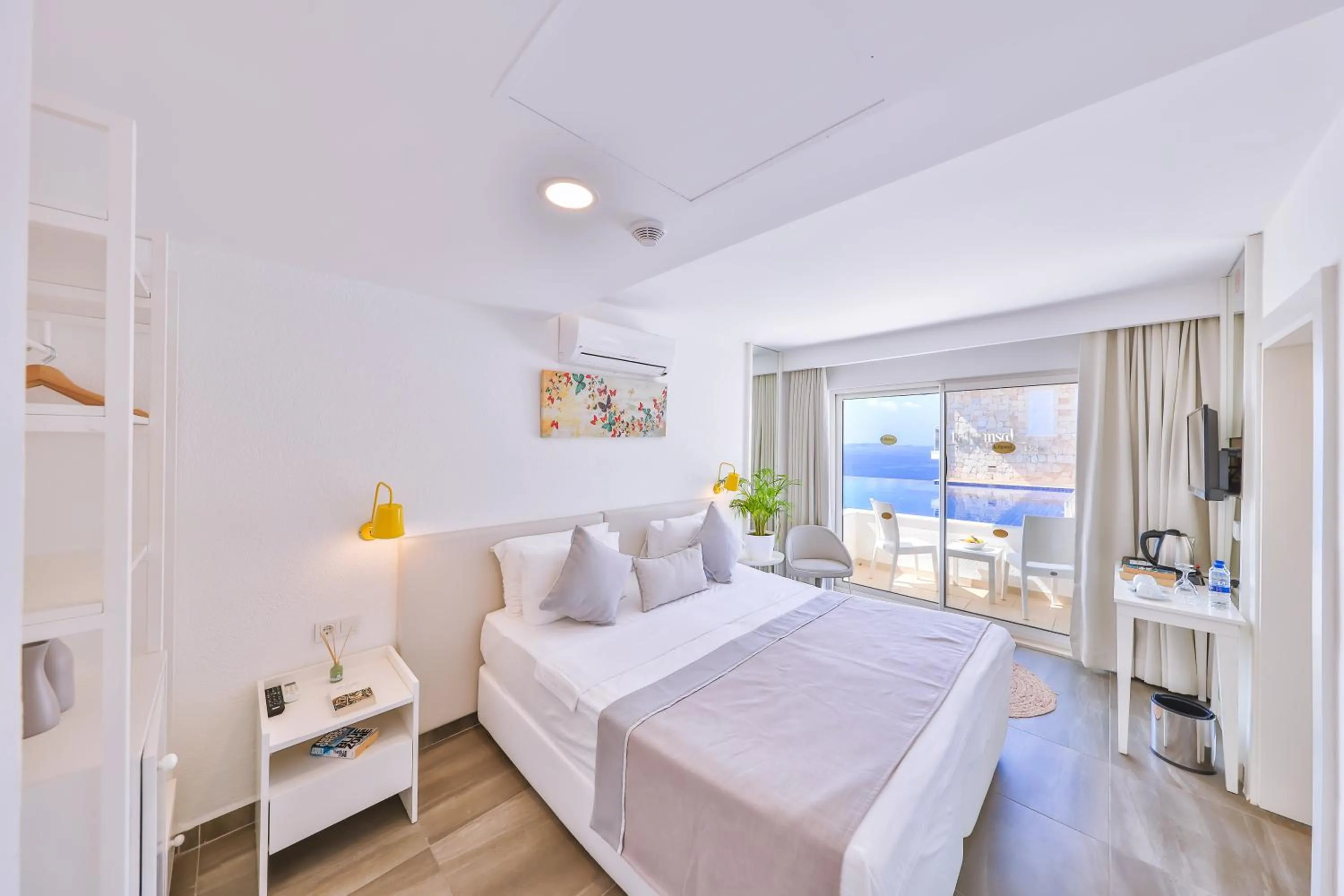 Double or Twin Room with Side Sea View in La Kumsal Hotel