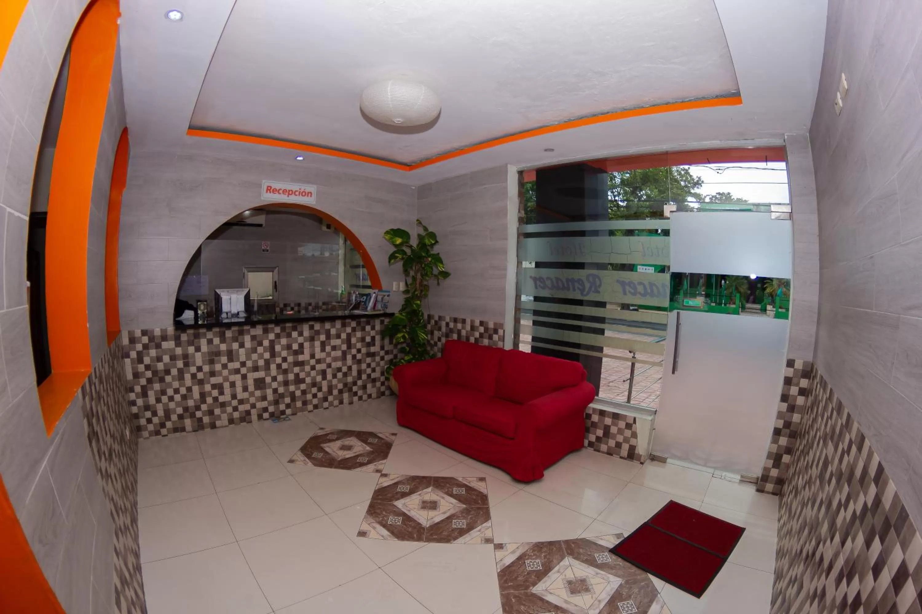 Lobby or reception in Hotel Renacer