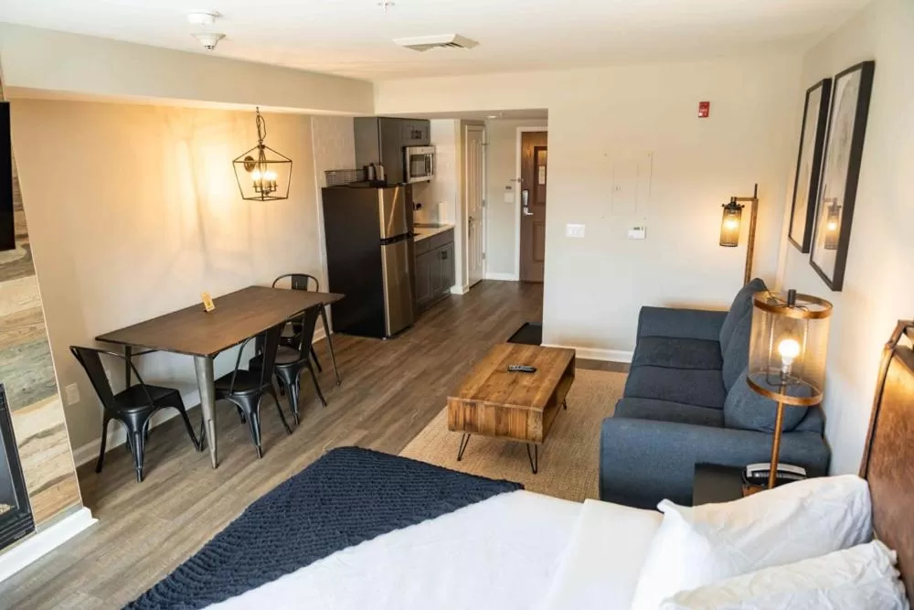 Bed in The Appalachian at Mountain Creek