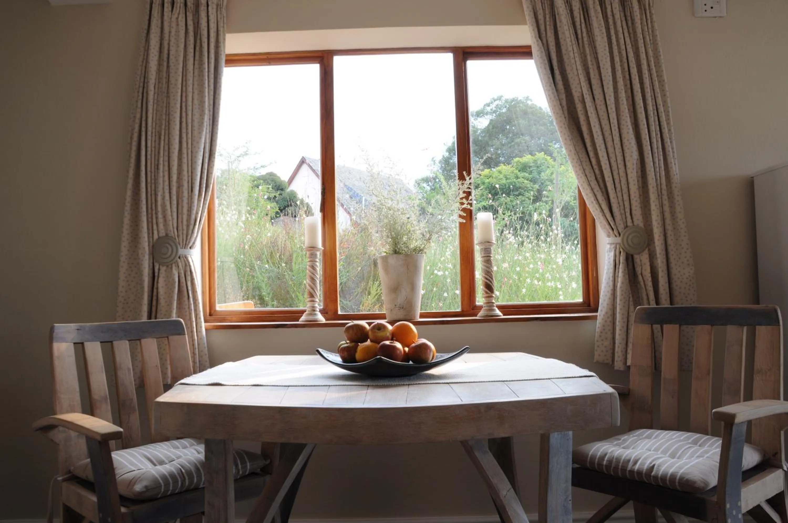 Seating area in A Hilltop Country Retreat