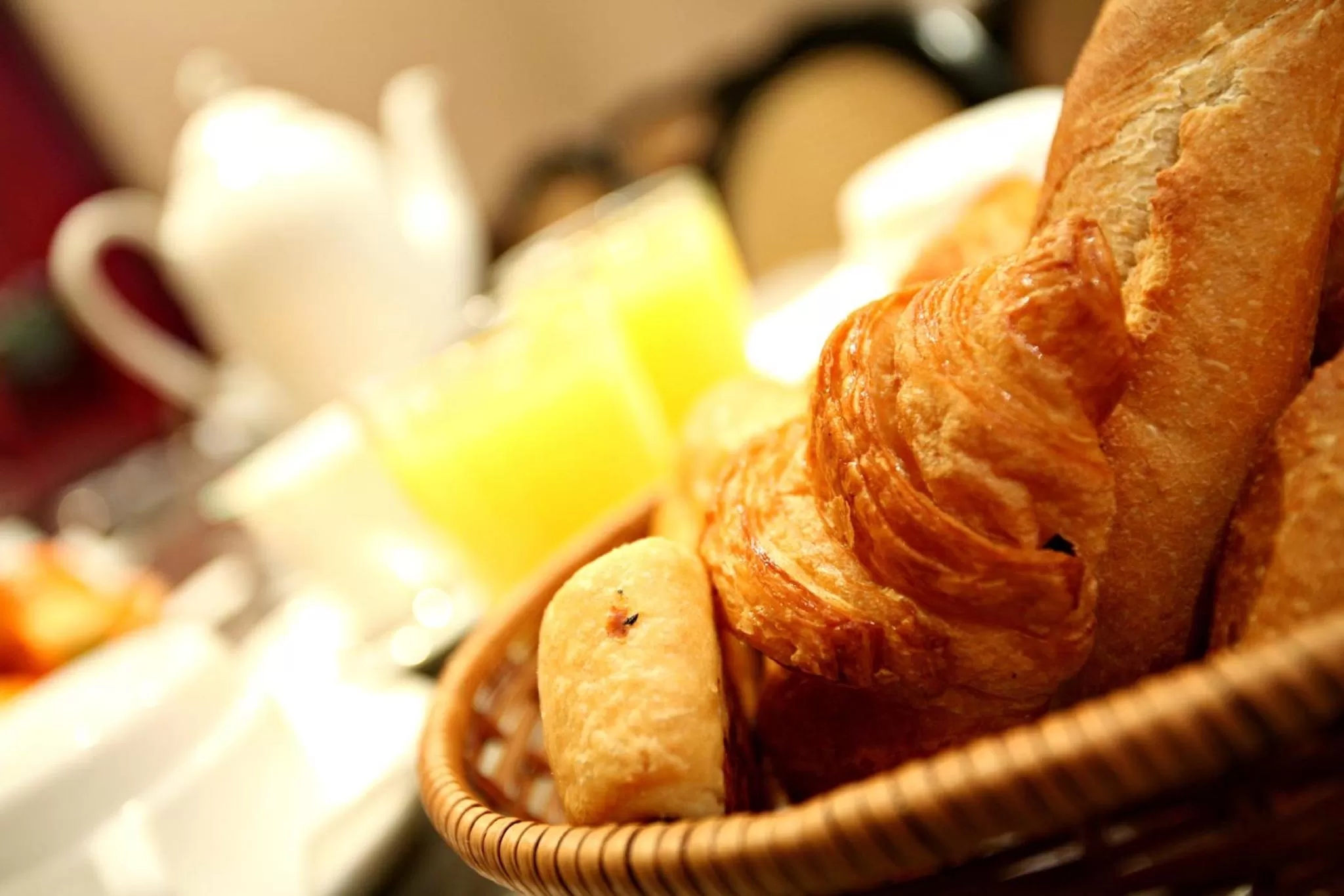 Continental breakfast in Hotel Beauvoir