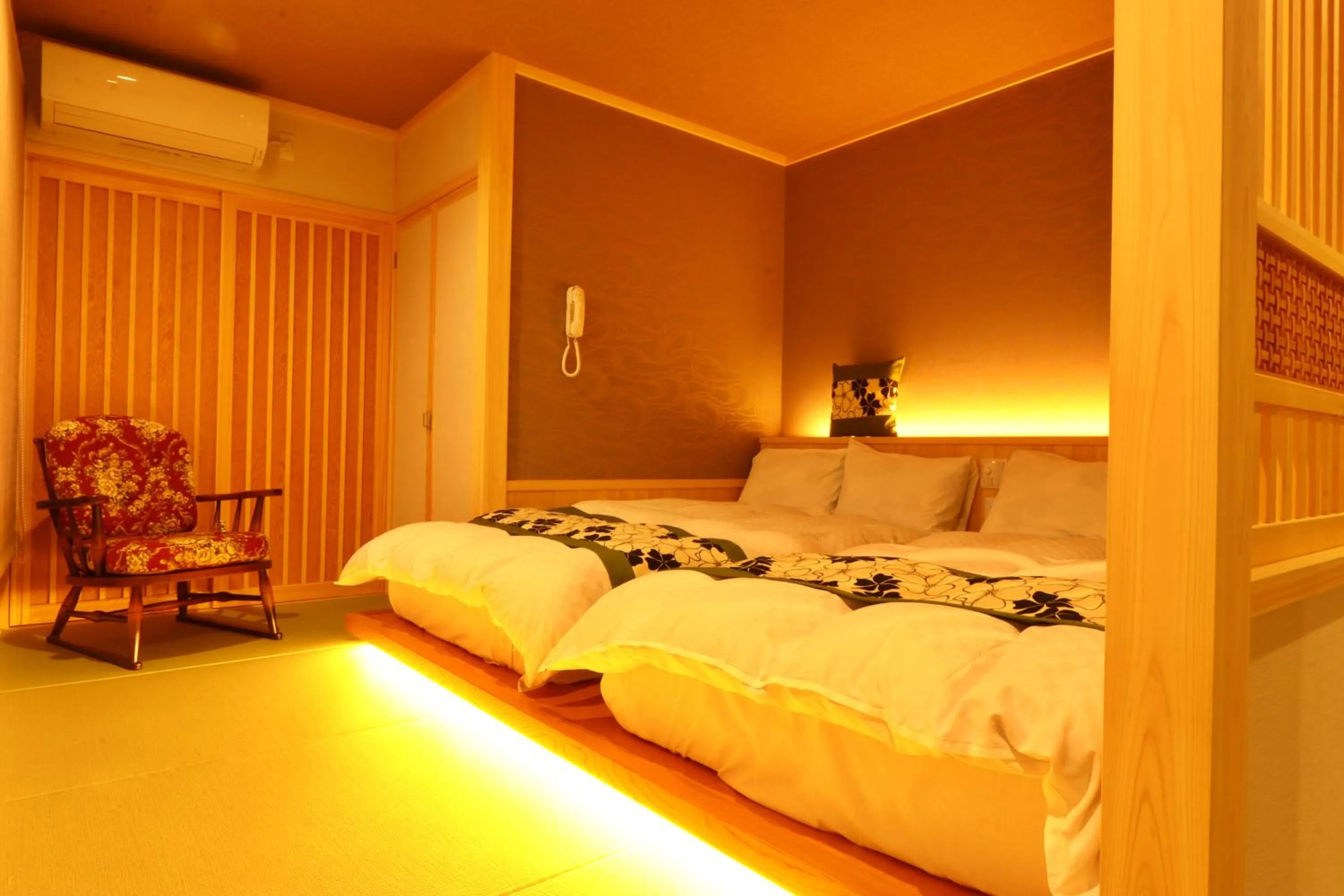 Bed in Ryokan Tanabe 旅館田邊