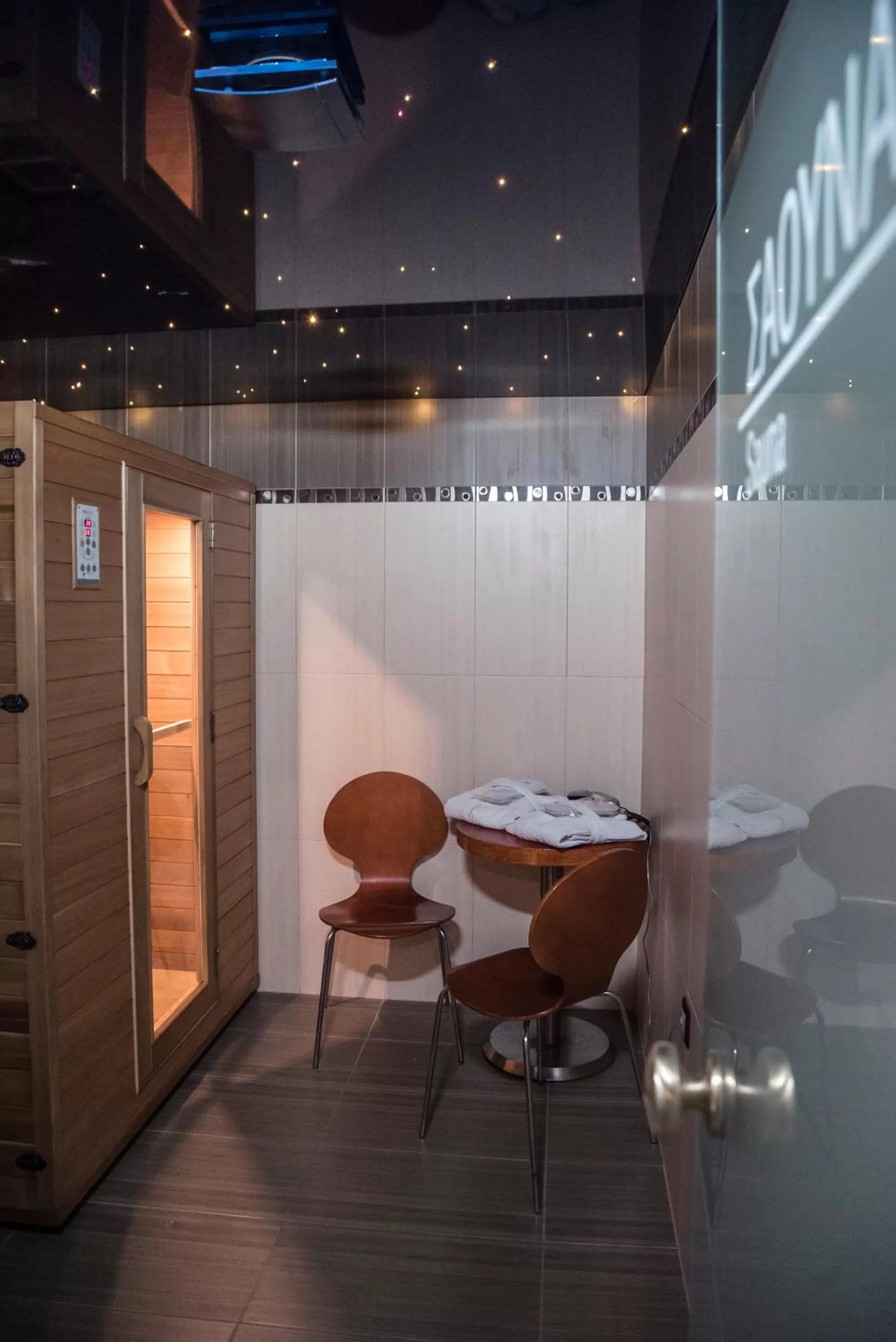 Sauna in Theofilos Paradise Boutique Hotel