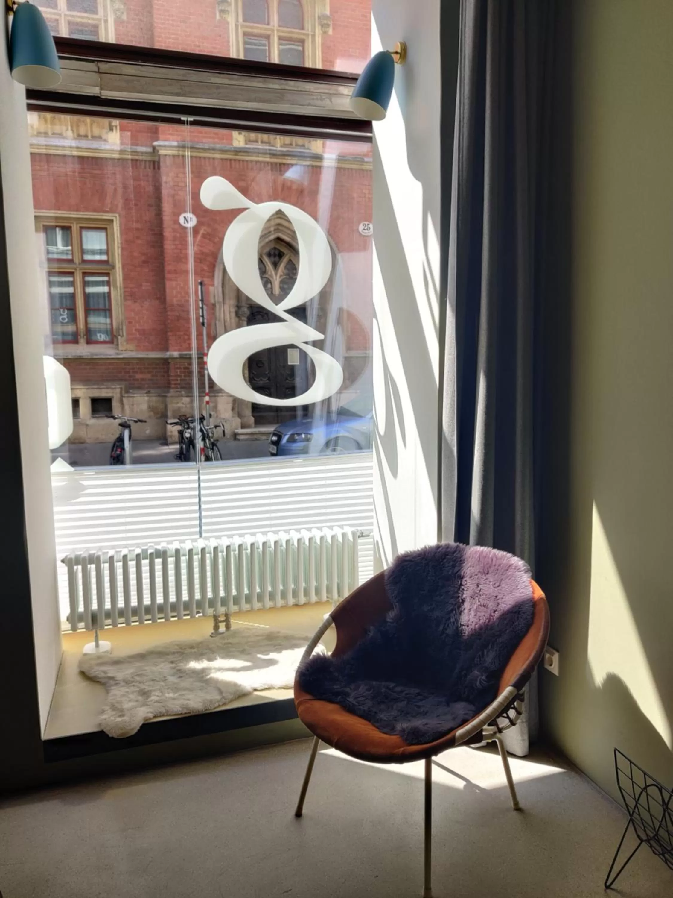 Seating area in grätzlhotel beim Belvedere