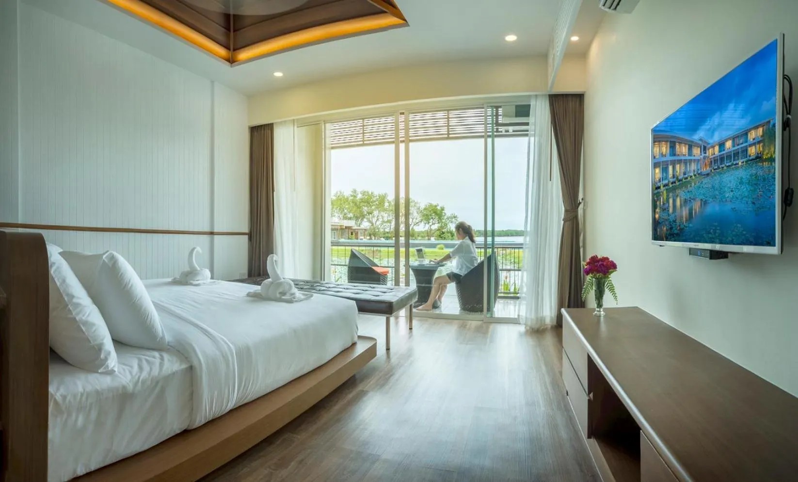 Bed in Baan Rim Ao