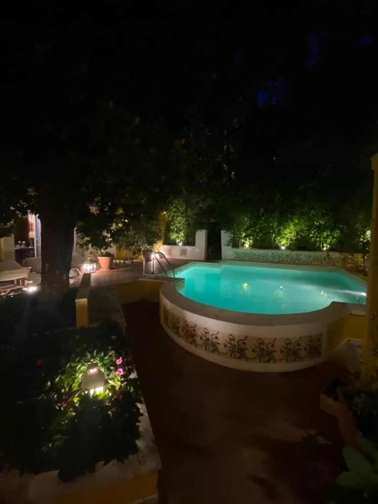 Swimming pool in Palazzo Cherubini-Pools & Wellness