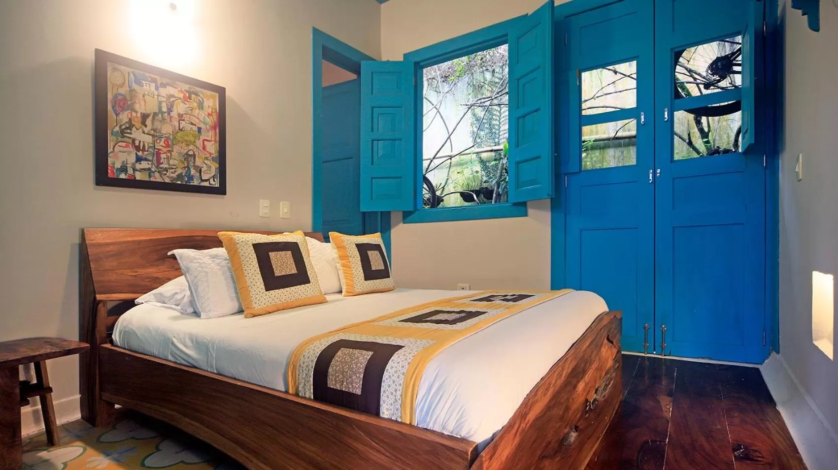 Bed in Casa de las Dos Palmas