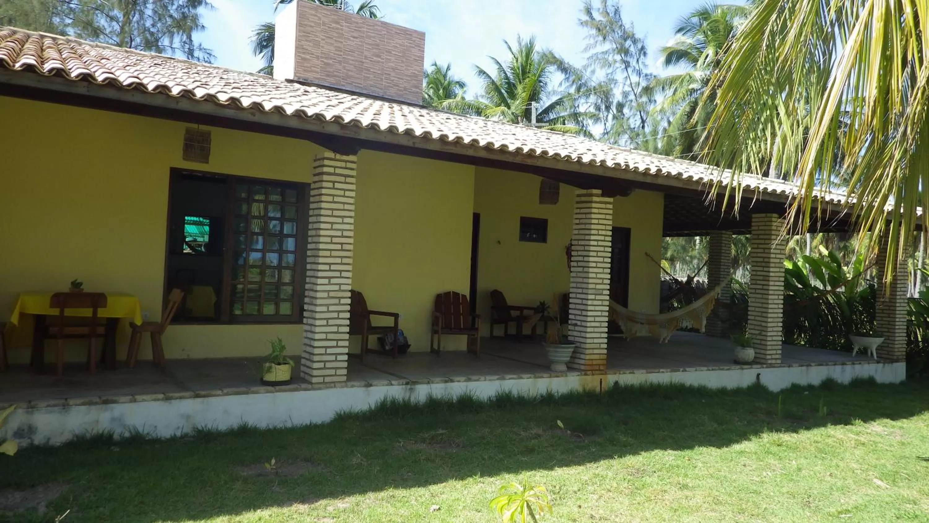 Patio, Property Building in Pousada e Restaurante Encanto das Águas