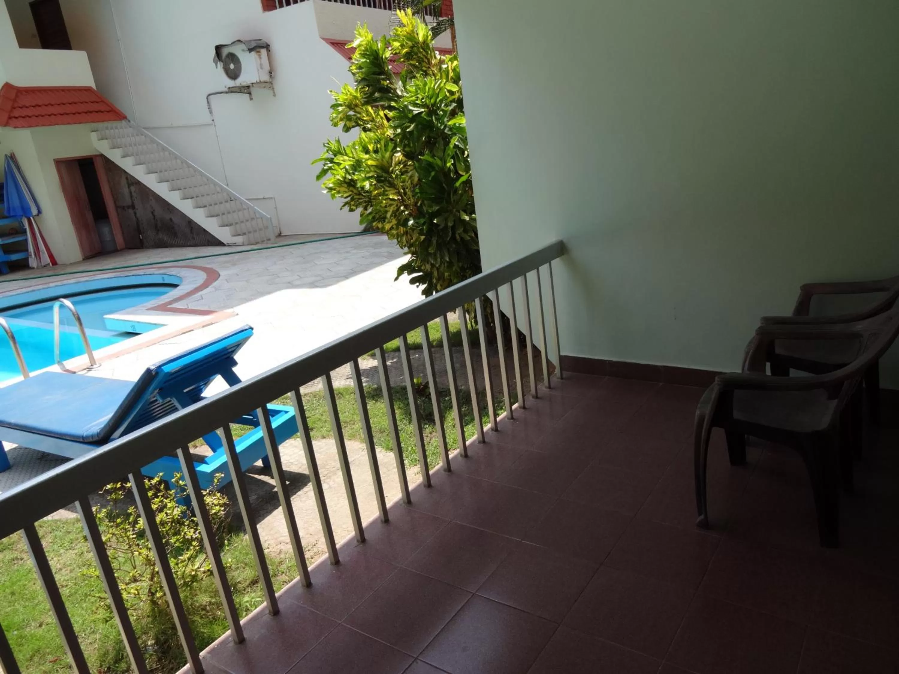 Balcony/Terrace in Hotel Thushara