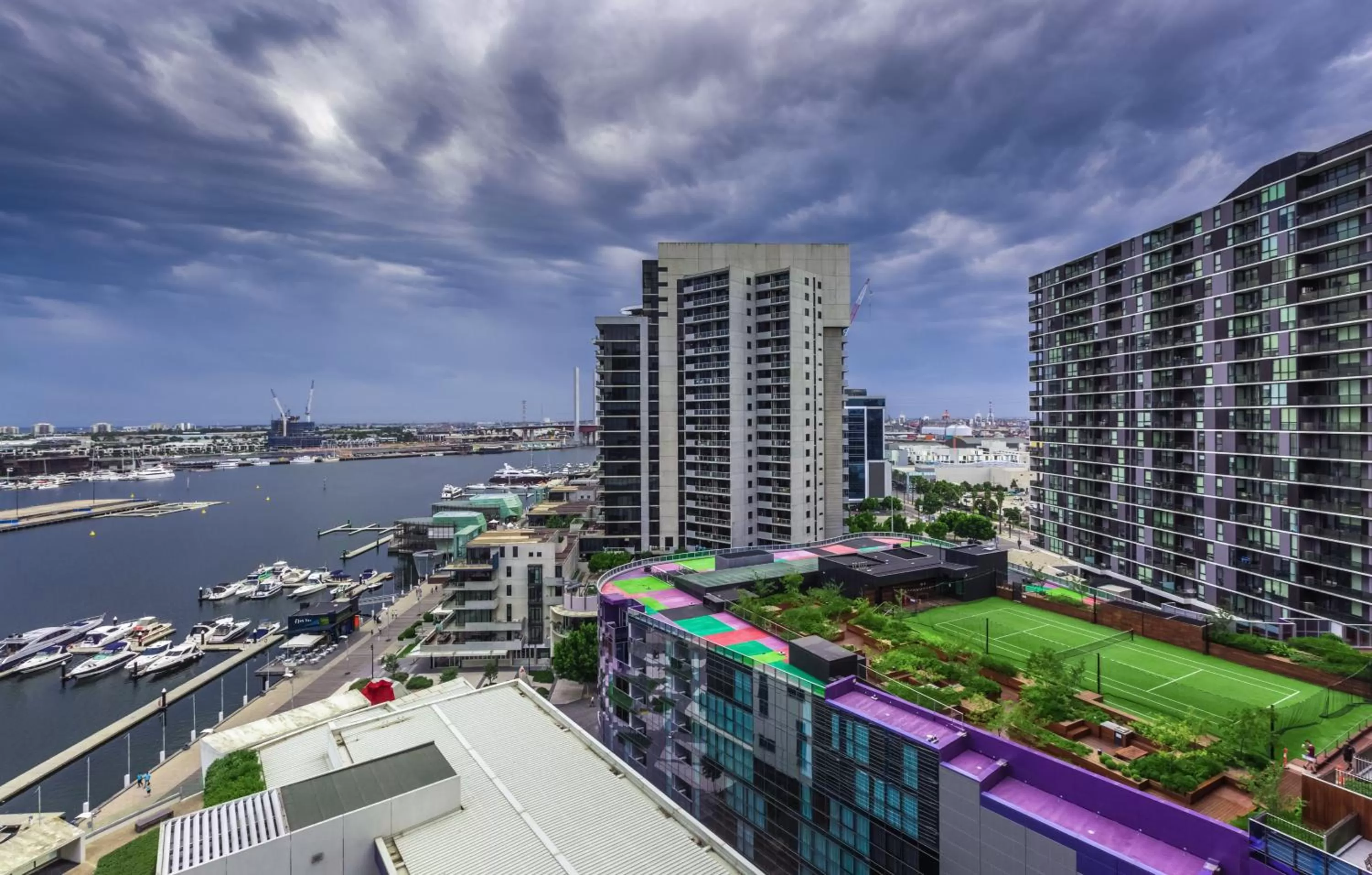BBQ facilities in The Sebel Residences Melbourne Docklands Serviced Apartments